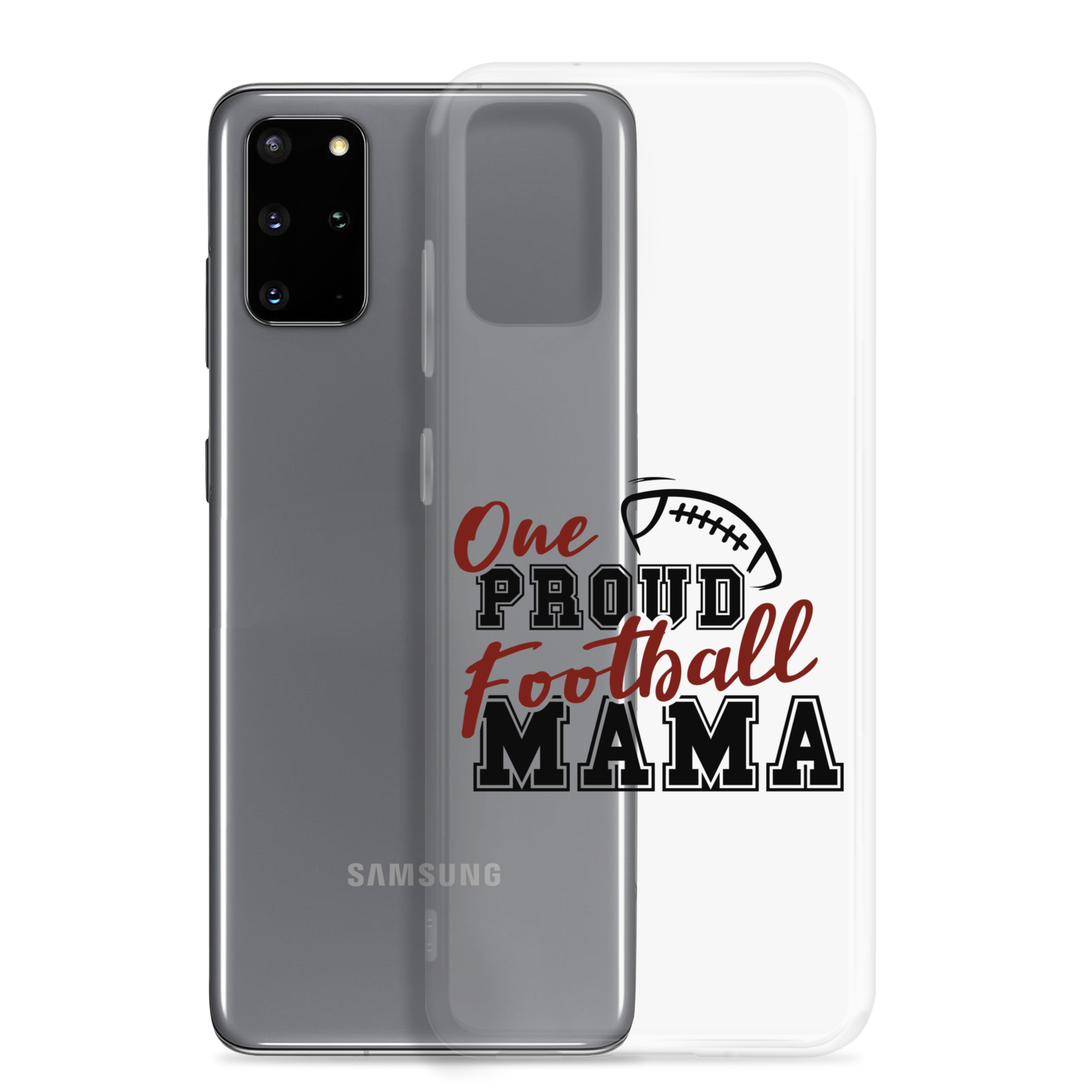 One Proud Football Mom Clear Case for Samsung®