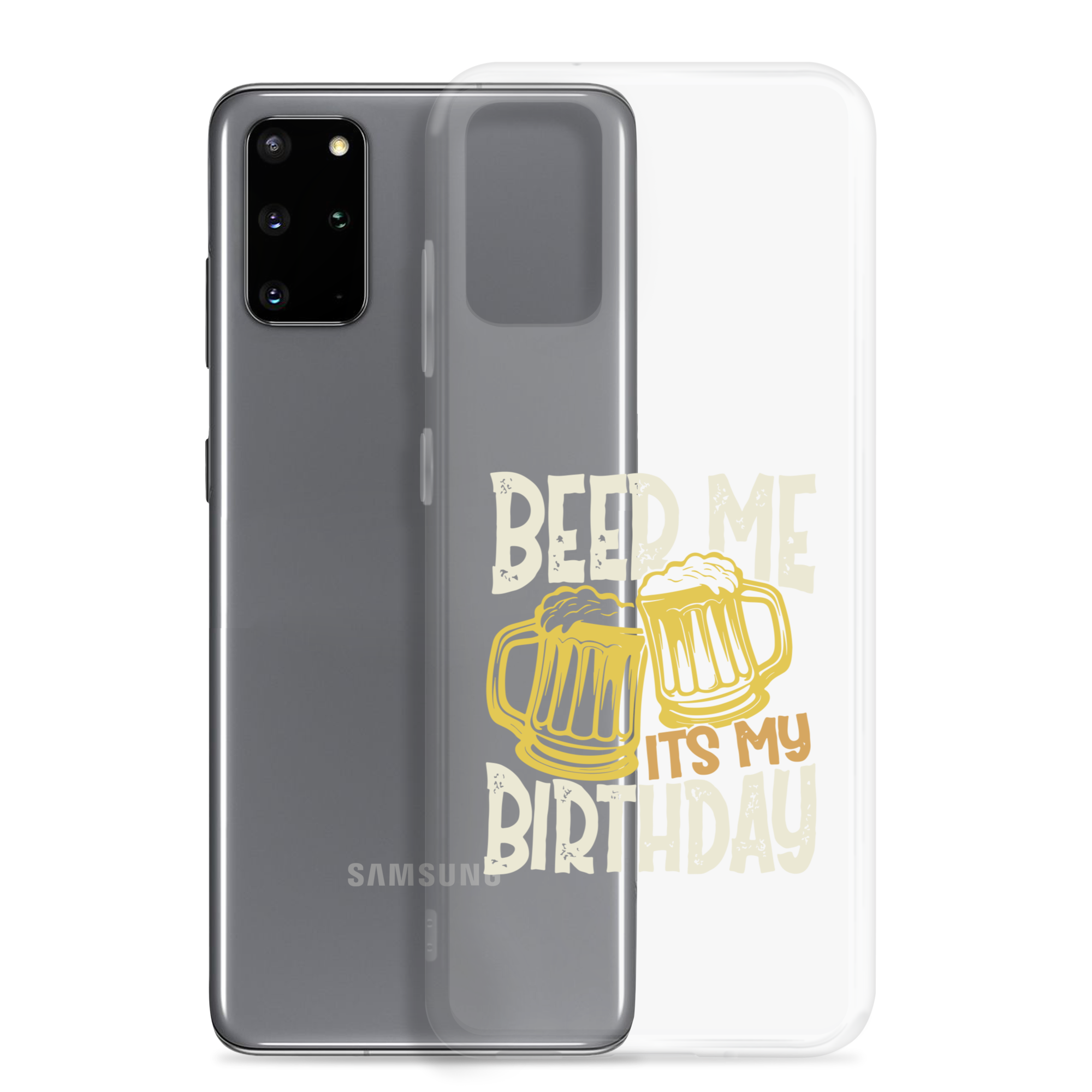 Beer Me It's My Birthday Clear Case for Samsung®