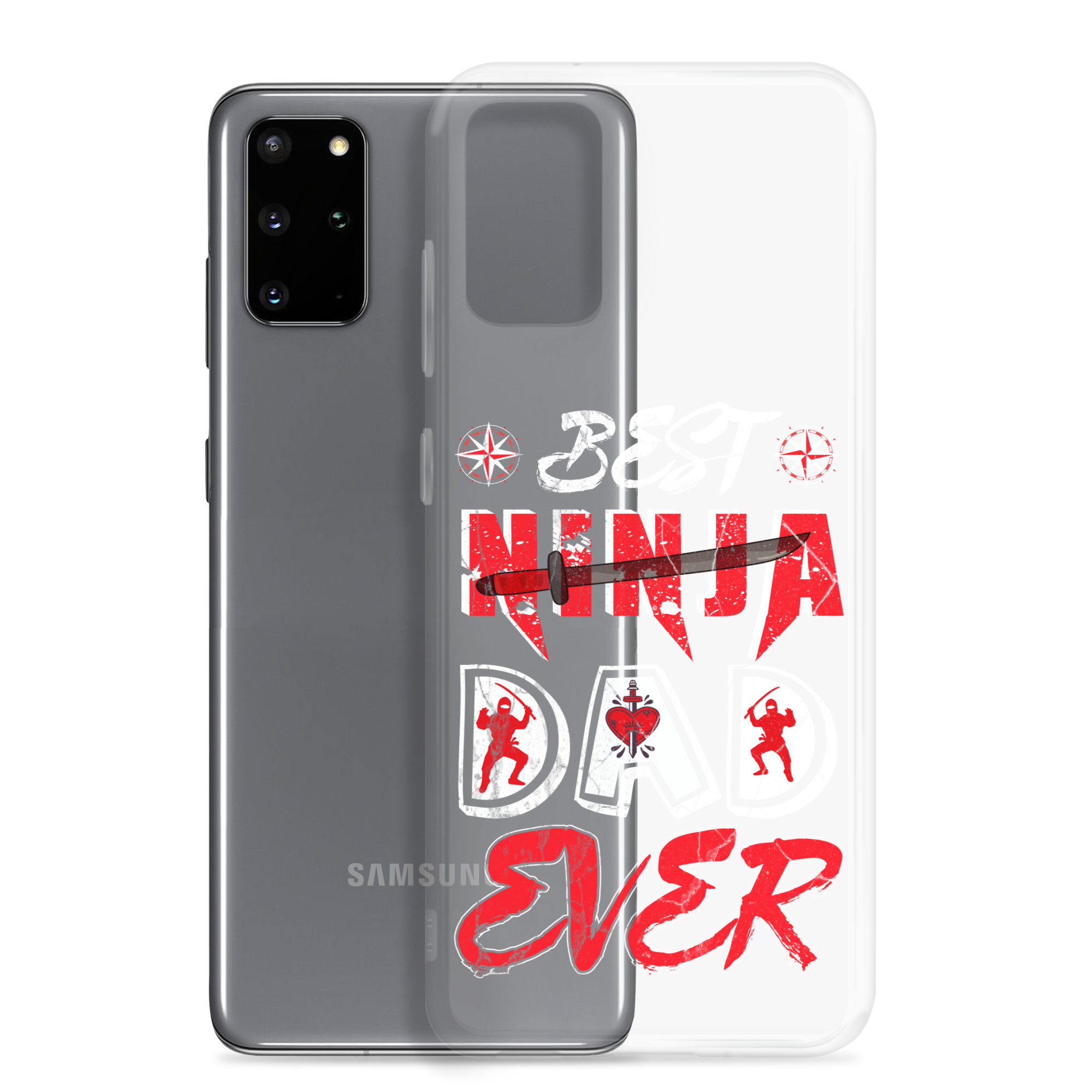 Best Ninja Dad Ever Clear Case for Samsung®