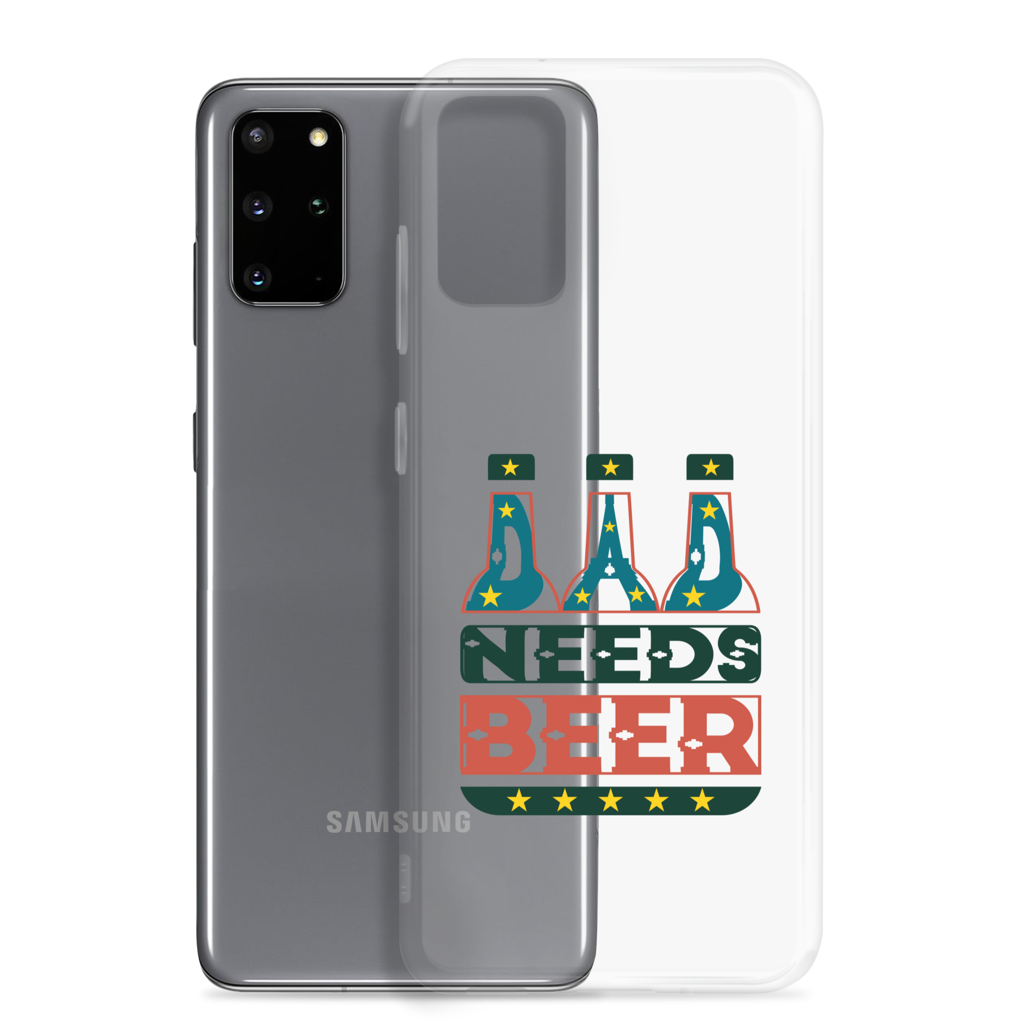 Dad Needs Beer Clear Case for Samsung®