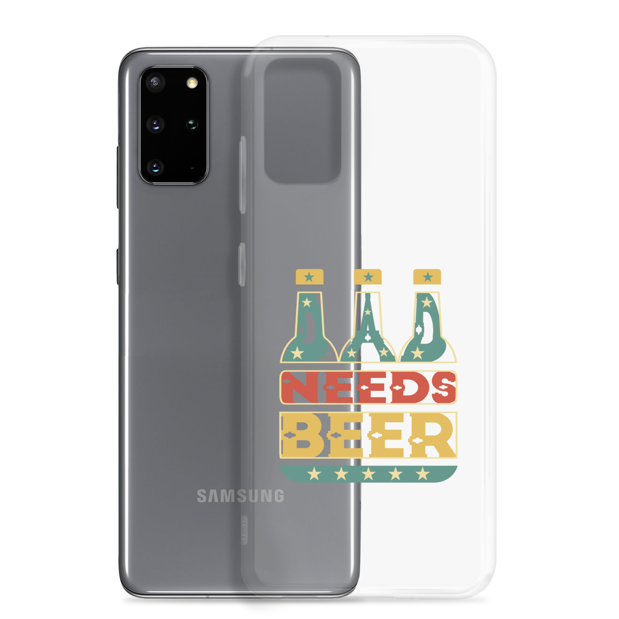 Dad Needs Beer Clear Case for Samsung®