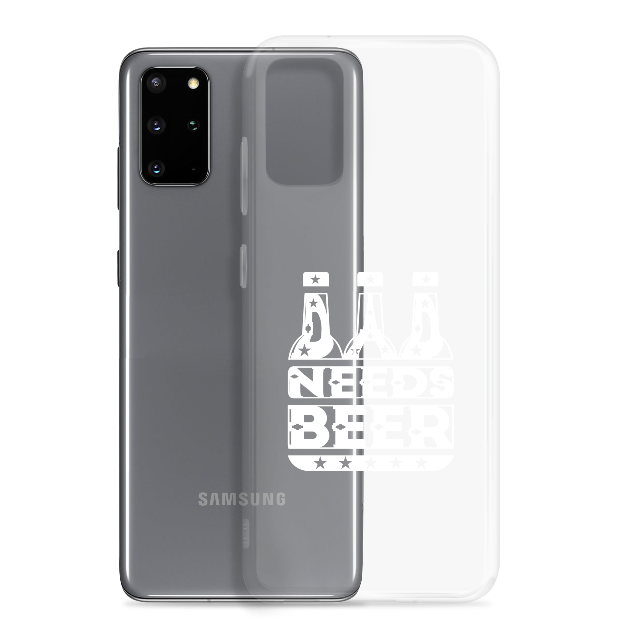 Dad Needs Beer Clear Case for Samsung®