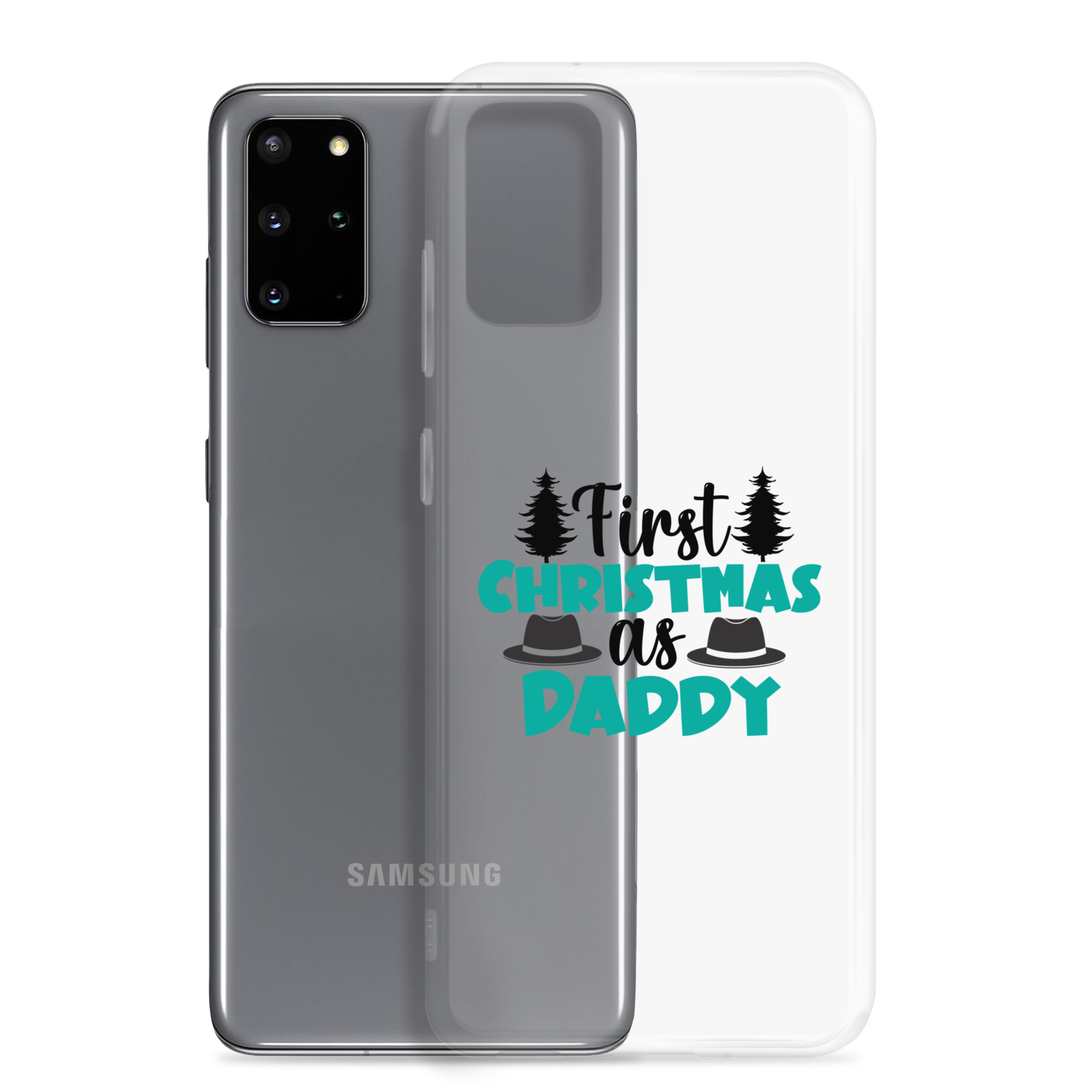 First Christmas As Daddy Clear Case for Samsung®