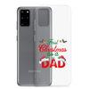 First Christmas As A Dad Clear Case for Samsung®