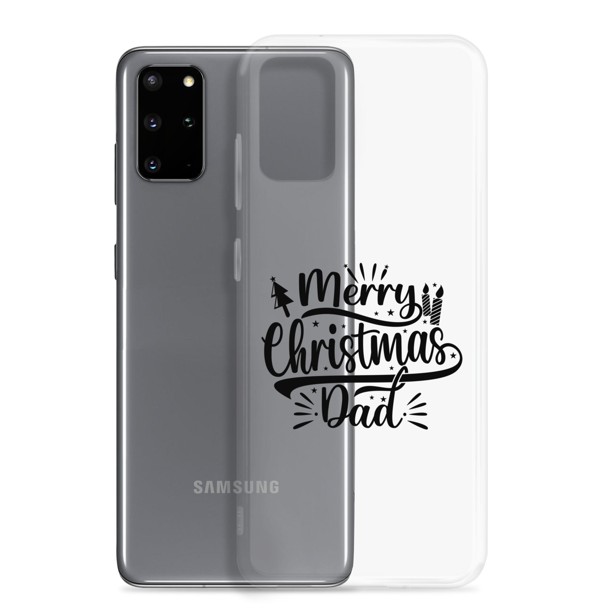 Merry Christmas Dad Clear Case for Samsung®