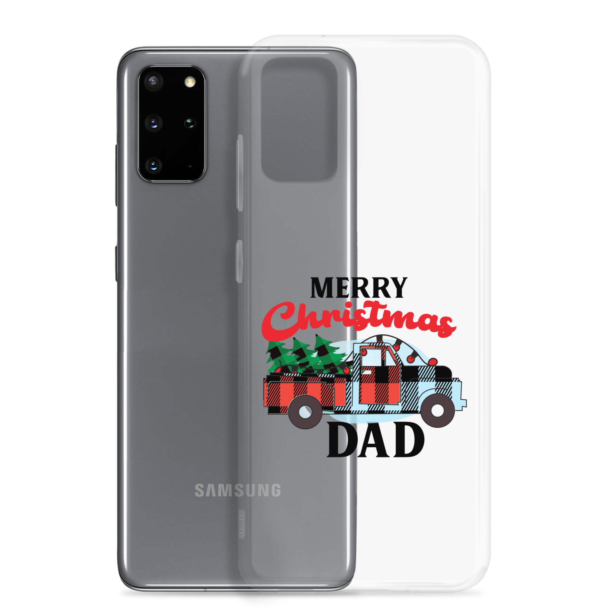 First Christmas As Dad Clear Case for Samsung®