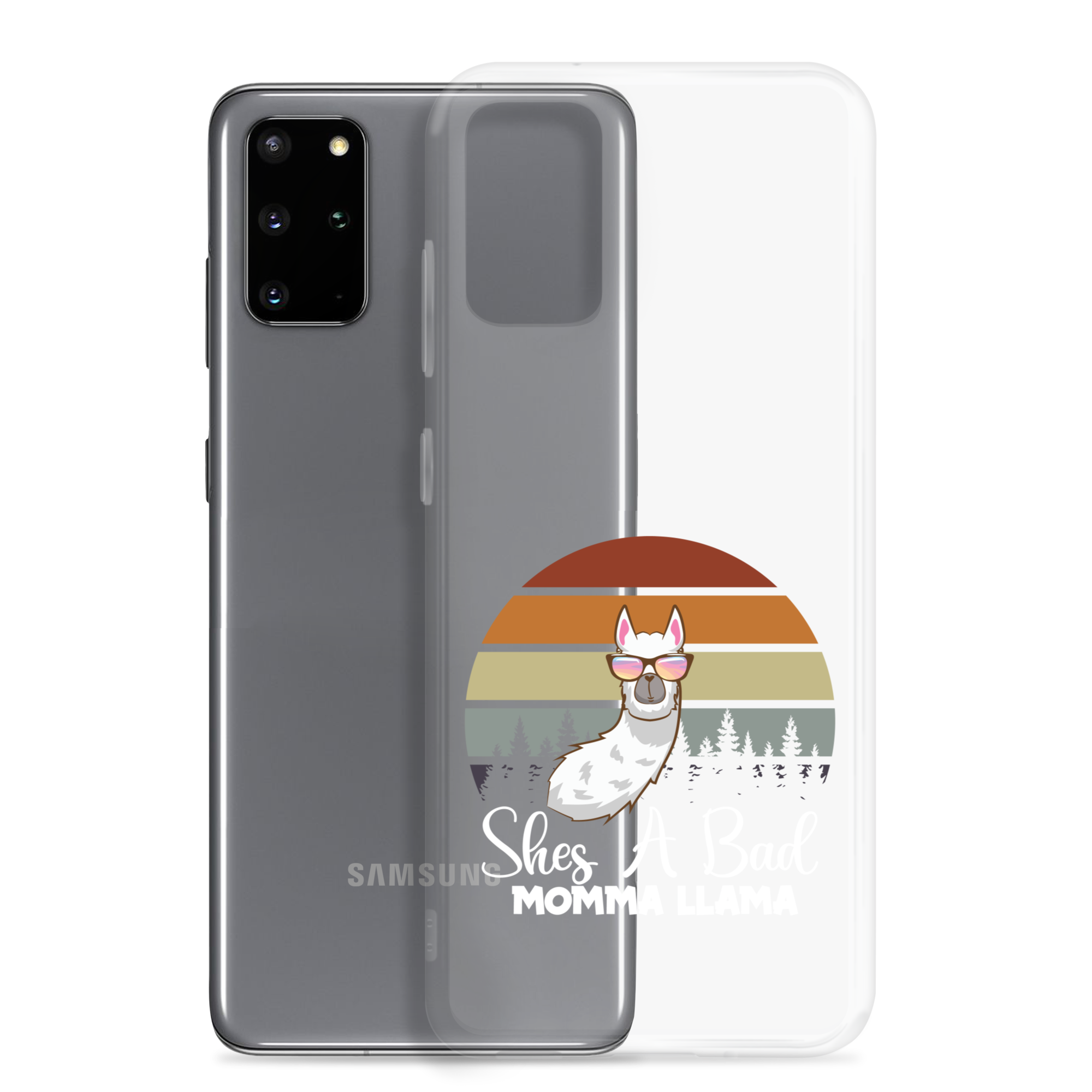 She's A Bad Momma Llama Clear Case for Samsung®