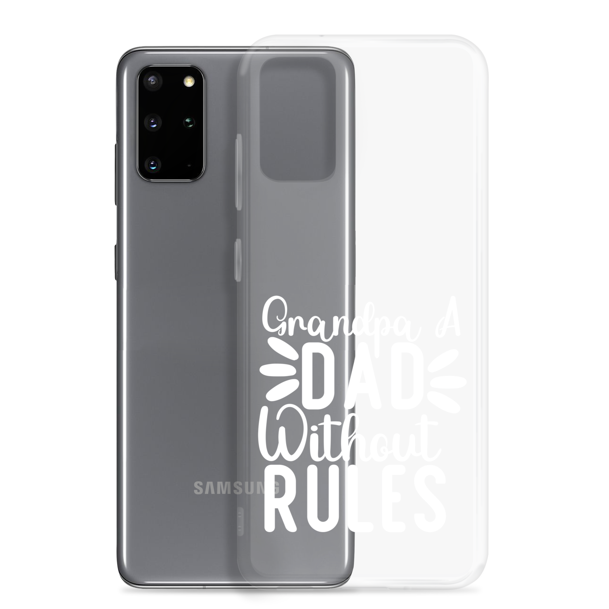 Grandpa A Dad Without Rules Clear Clear Case for Samsung®