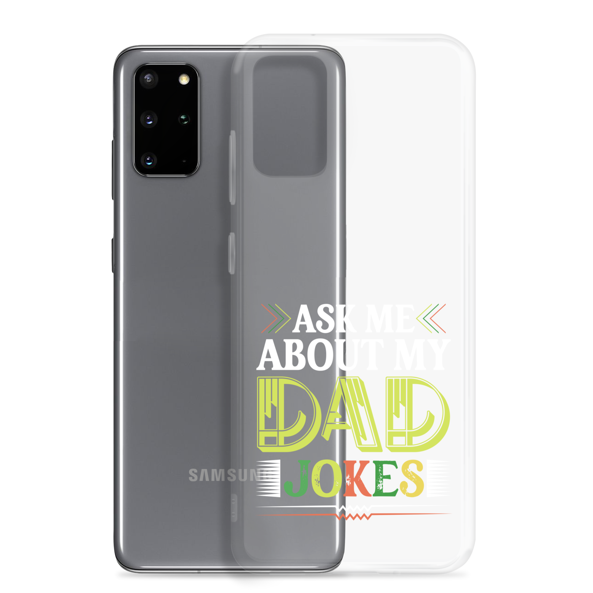 Ask Me About My Dad Jokes Clear Case for Samsung®