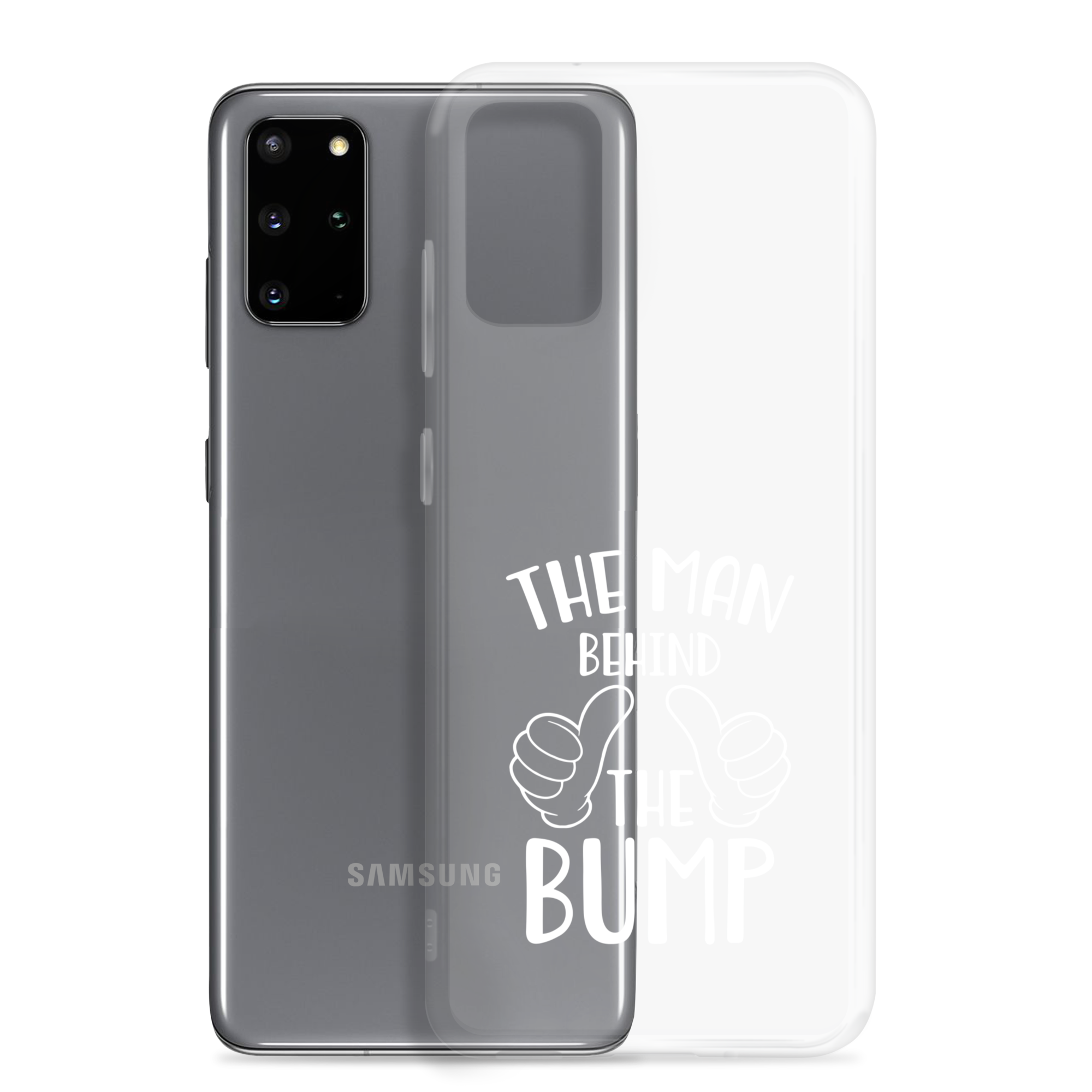 The Man Behind The Bump Clear Case for Samsung®