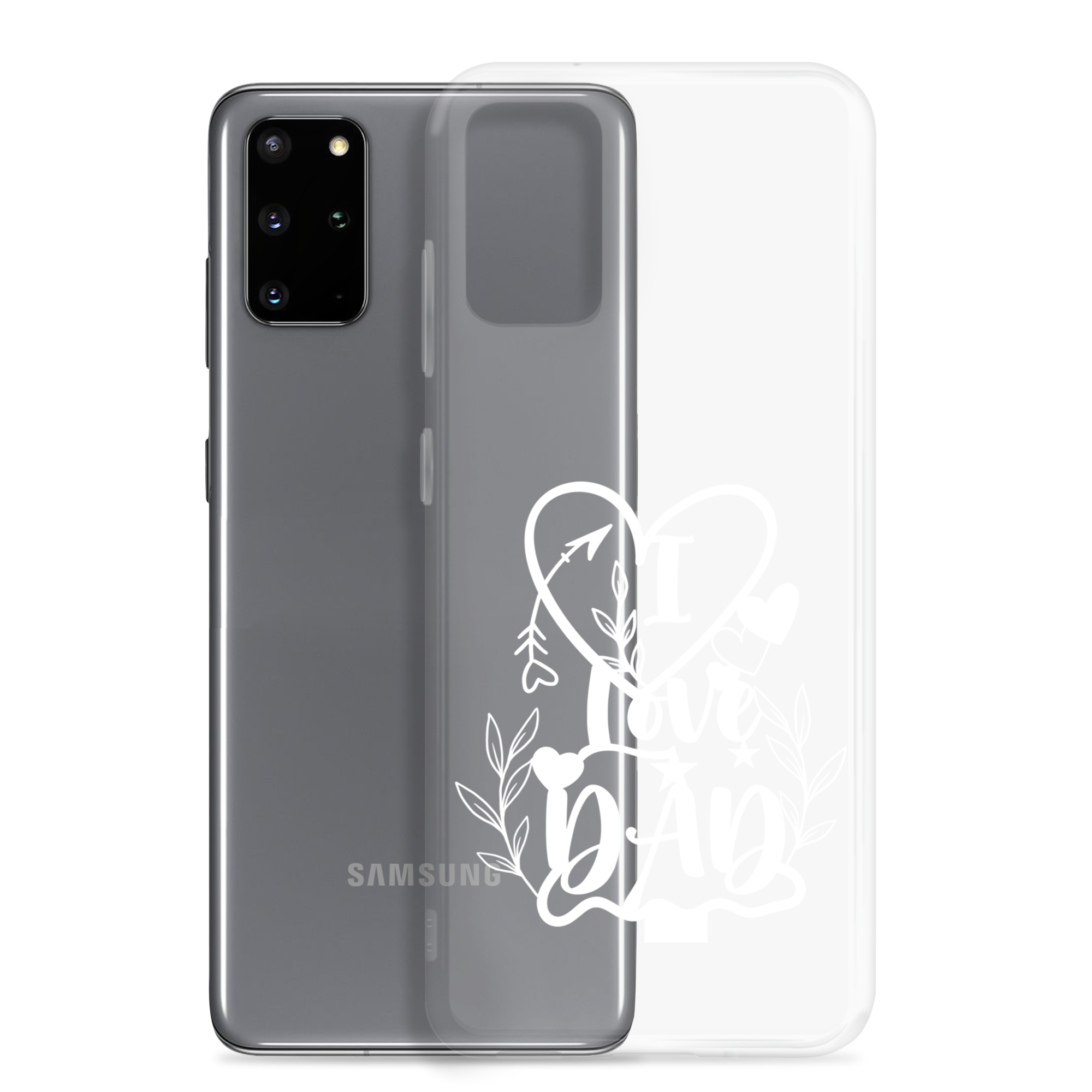 I Love Dad Clear Case for Samsung®