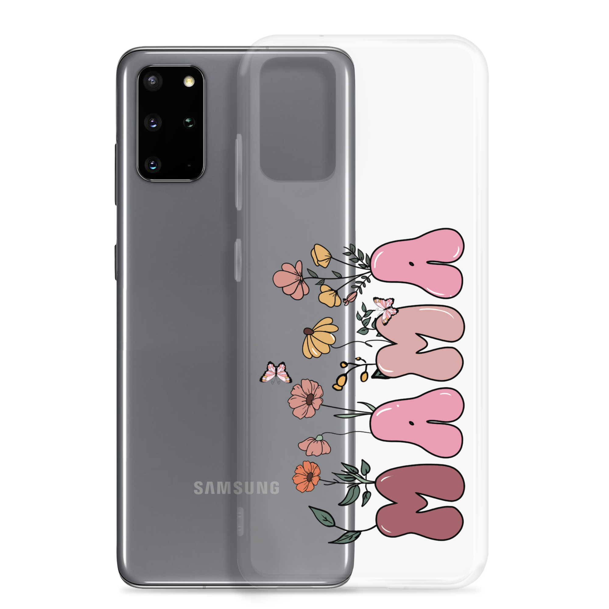 Floral Mama Clear Case for Samsung®