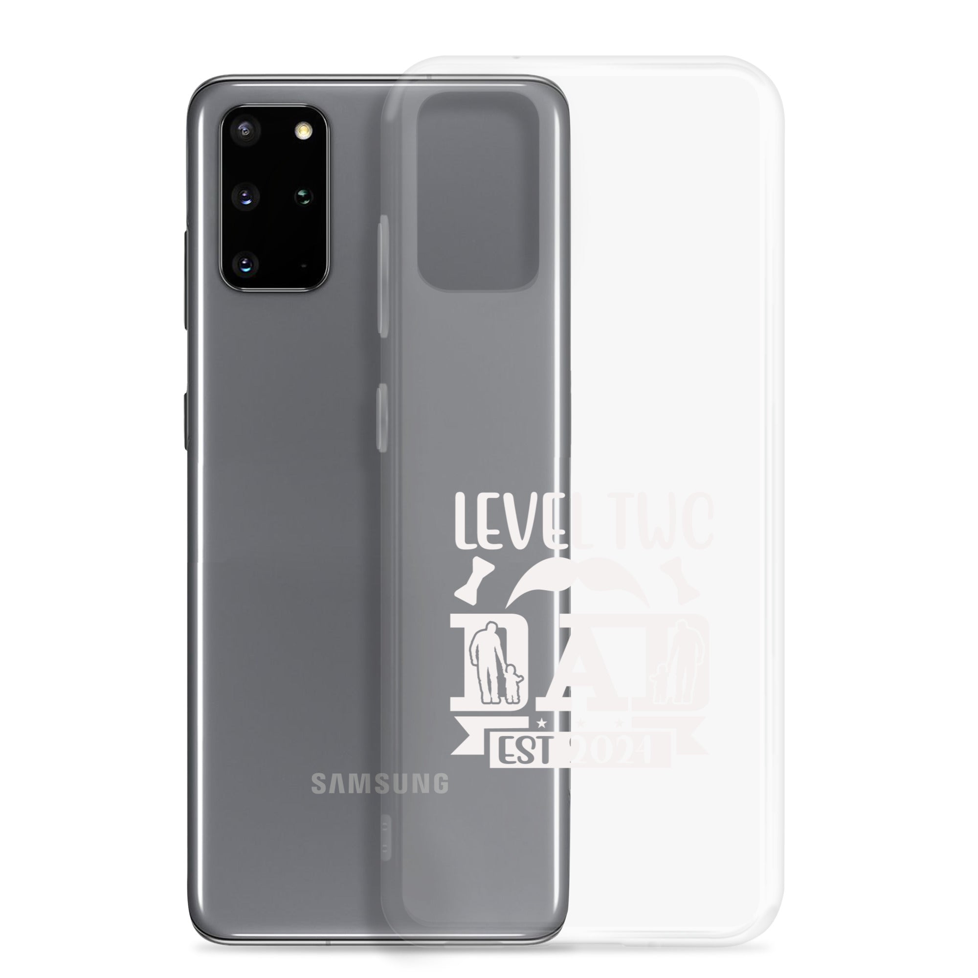 Level Two Dad Est. 2024 Clear Case for Samsung®