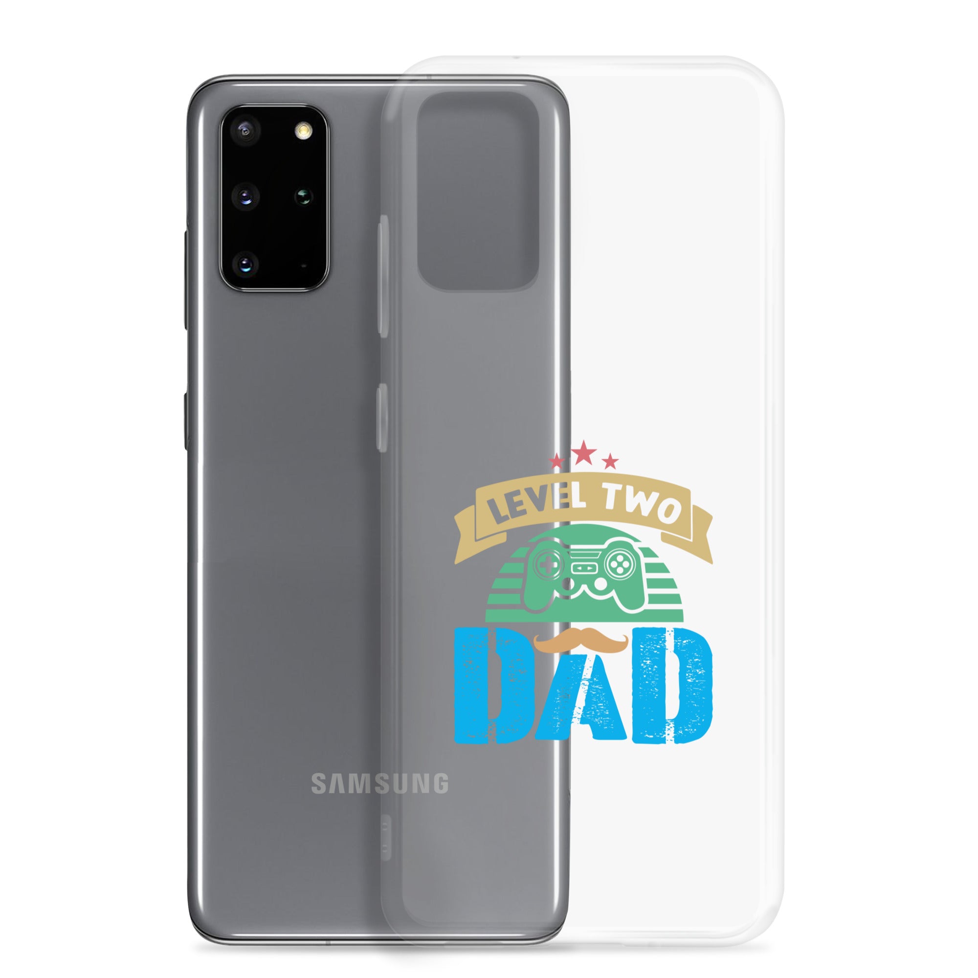 Level Two Dad Clear Case for Samsung®