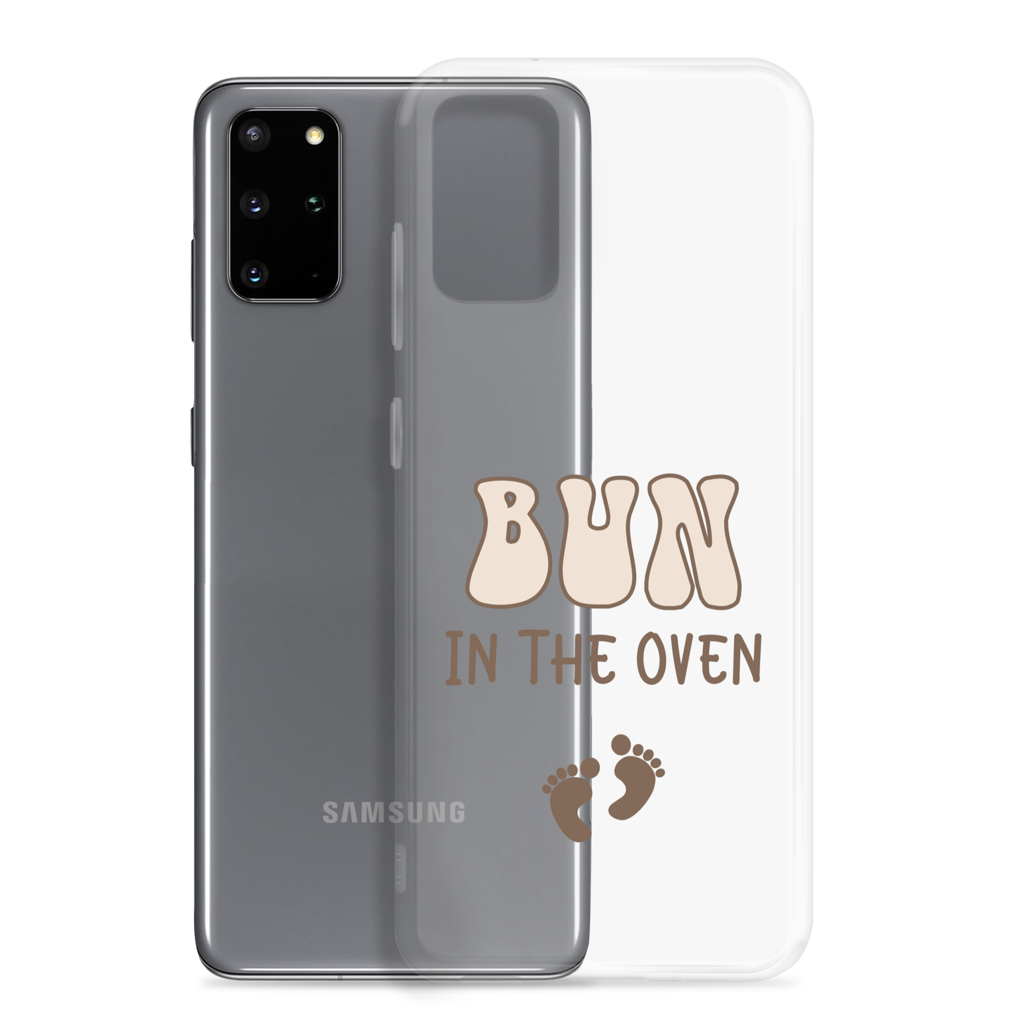 Bun In The Oven Clear Case for Samsung®