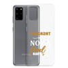 Pregnant AF Not A Food Baby Clear Case for Samsung®