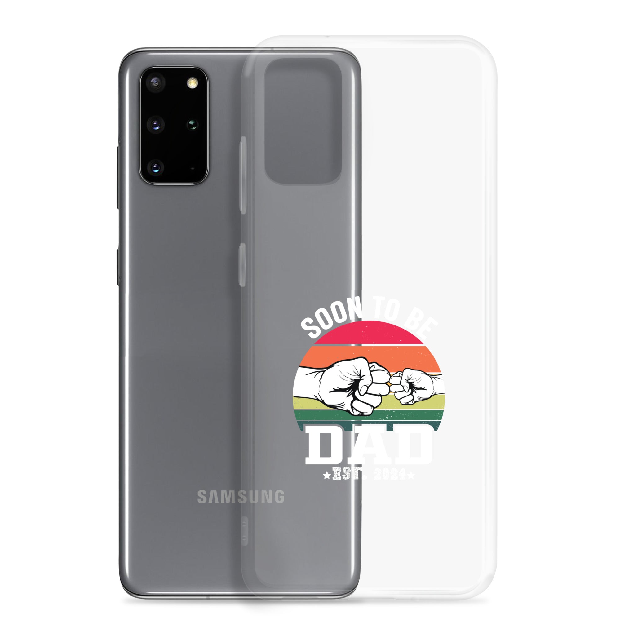 Soon To Be Dad Est. 2024 Clear Case for Samsung®