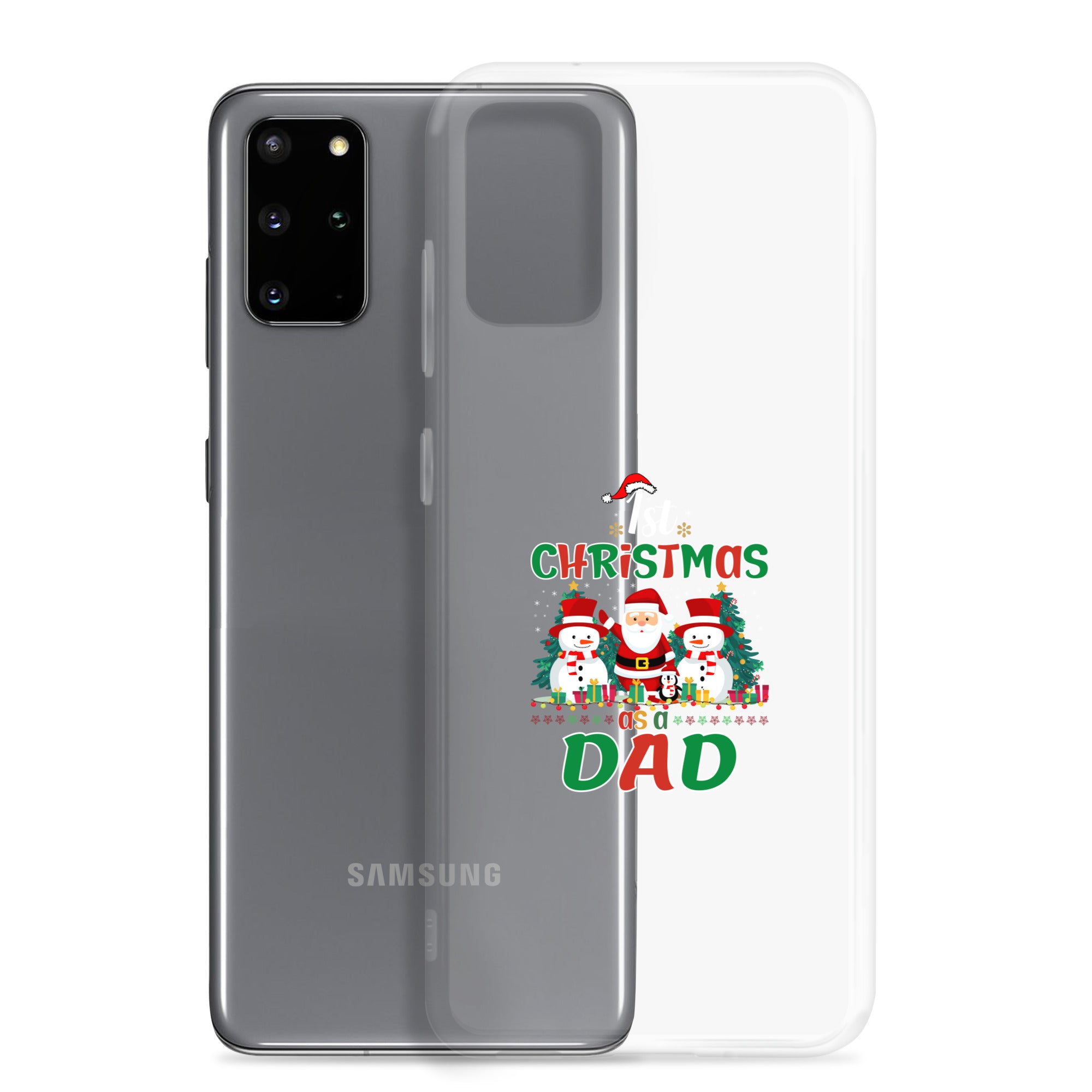 1st Christmas Dad Clear Case for Samsung®