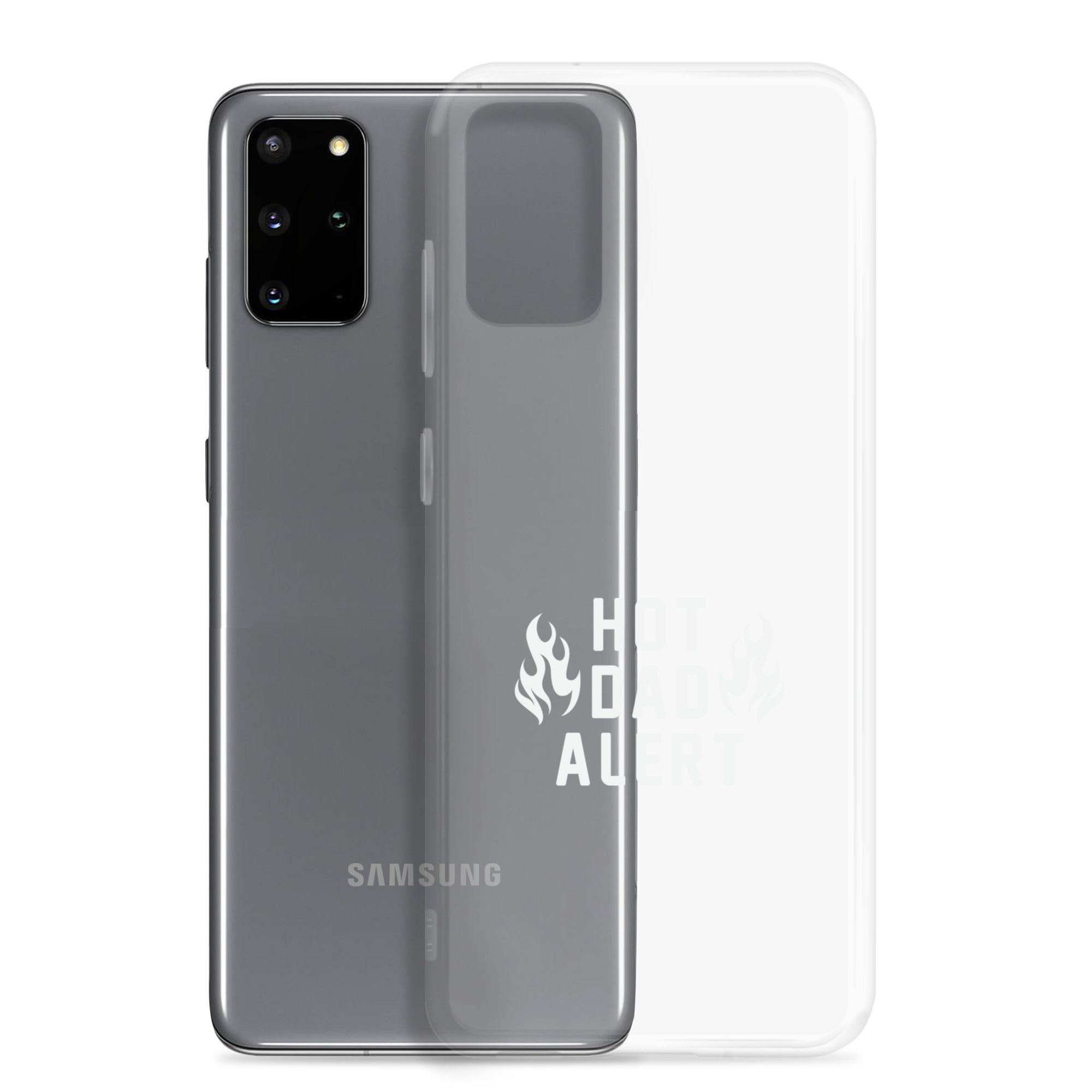 Hot Dad Alert Clear Case for Samsung®