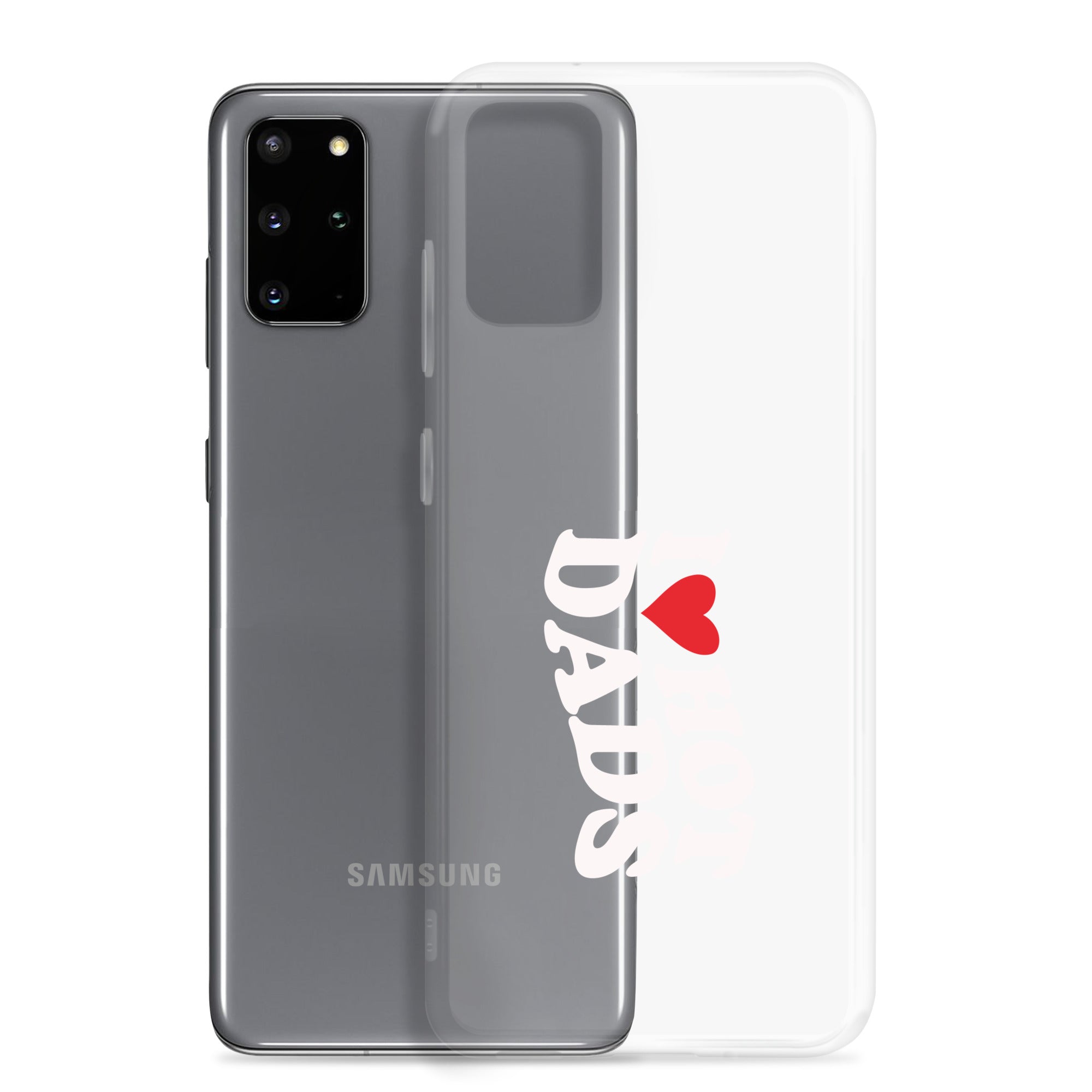 I Love Hot Dads Clear Case for Samsung®