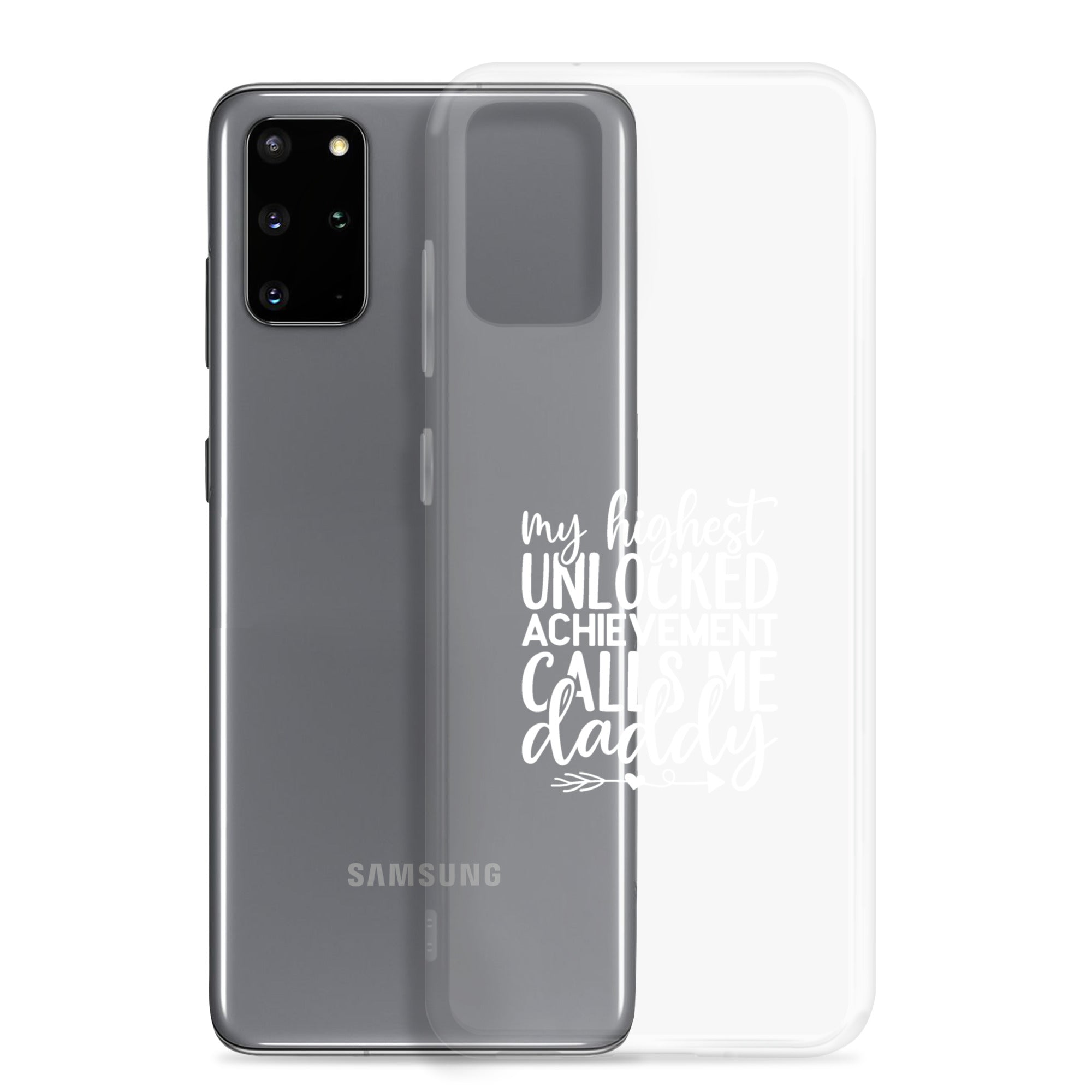 My Highest Unlocked Achievement Calls Me Clear Case for Samsung®