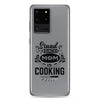 Stand Back Mom Is Cooking Clear Case for Samsung®