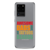 Awesome Dads Tattoos Beards Clear Case for Samsung®