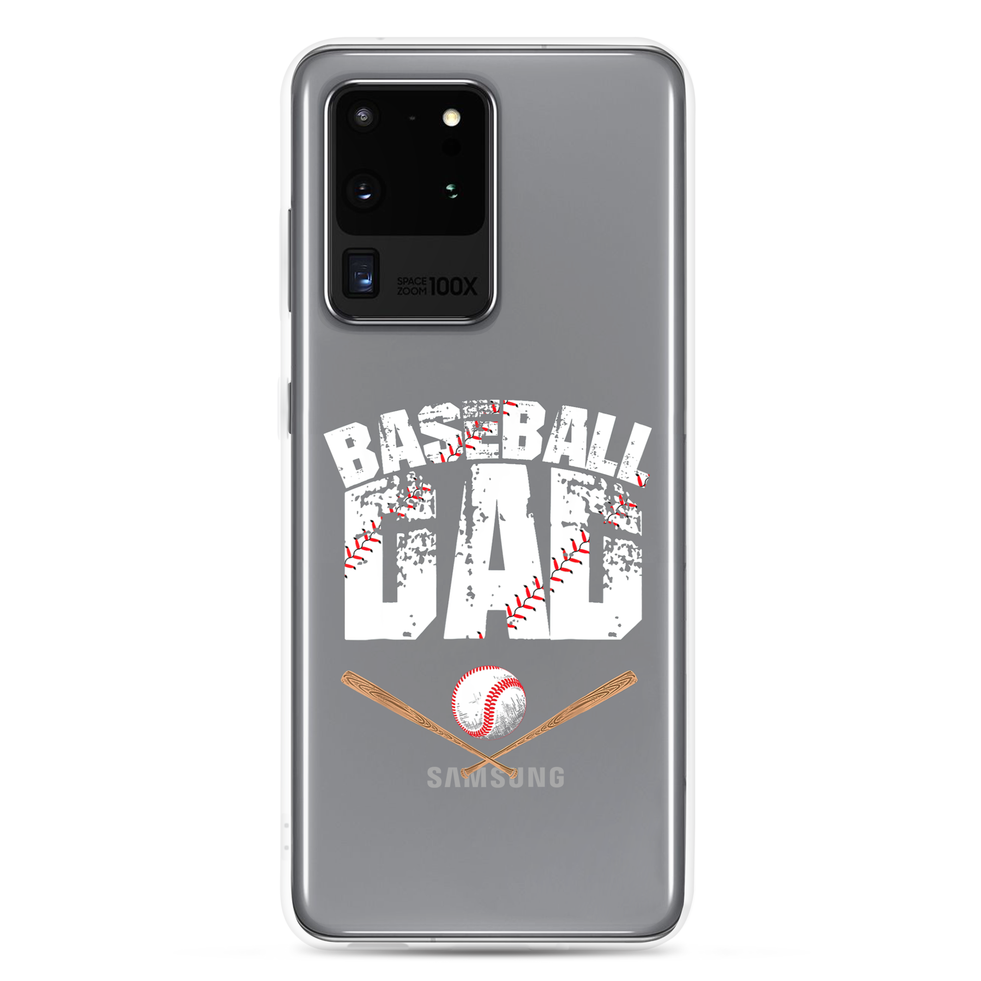 Baseball Dad Clear Case for Samsung®