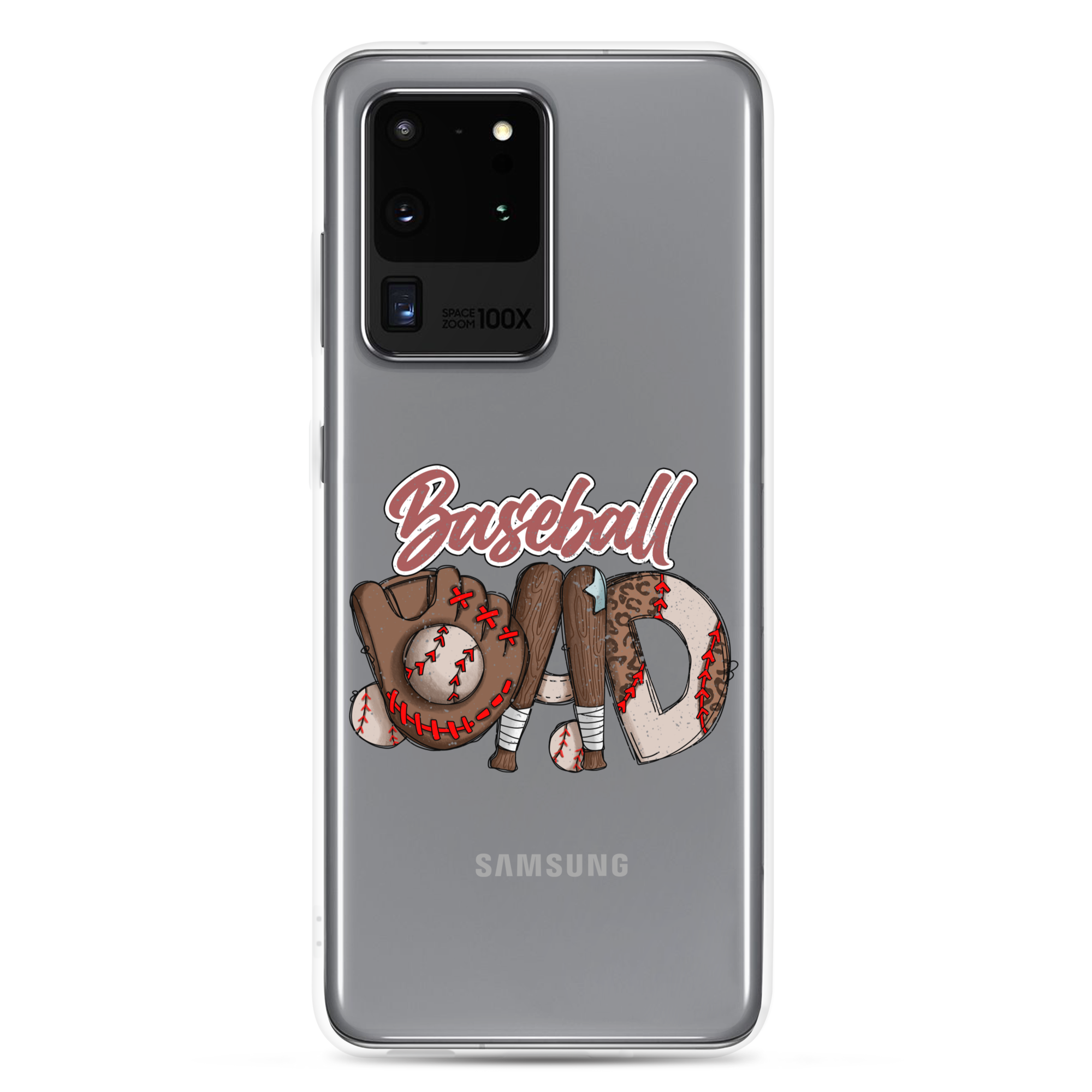 Baseball Dad Clear Case for Samsung®