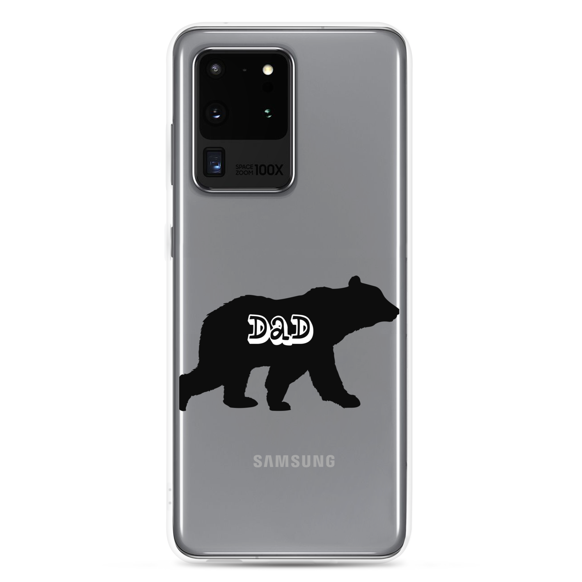 Bear Dad Clear Case for Samsung®