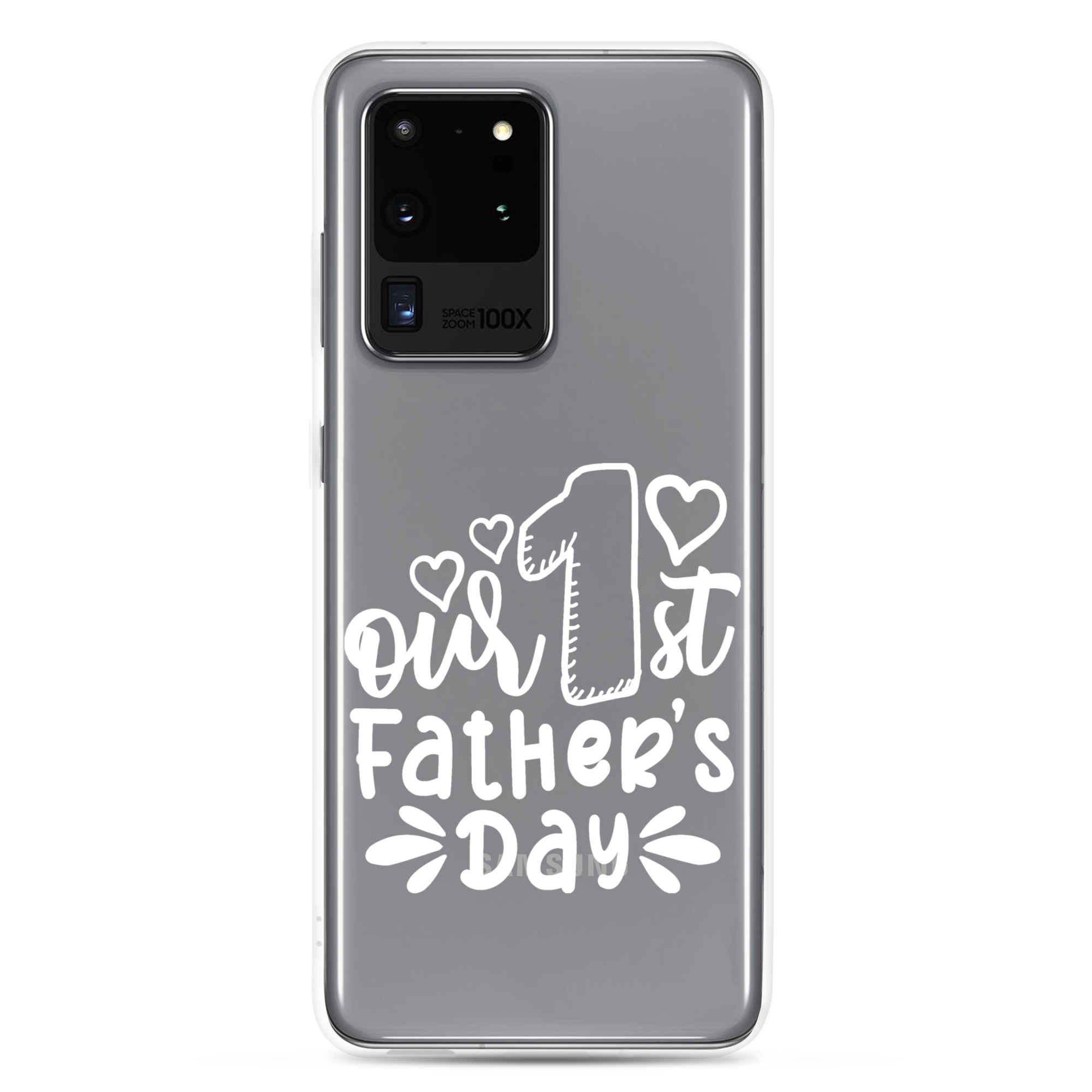 Our First Father's Day Clear Case for Samsung®