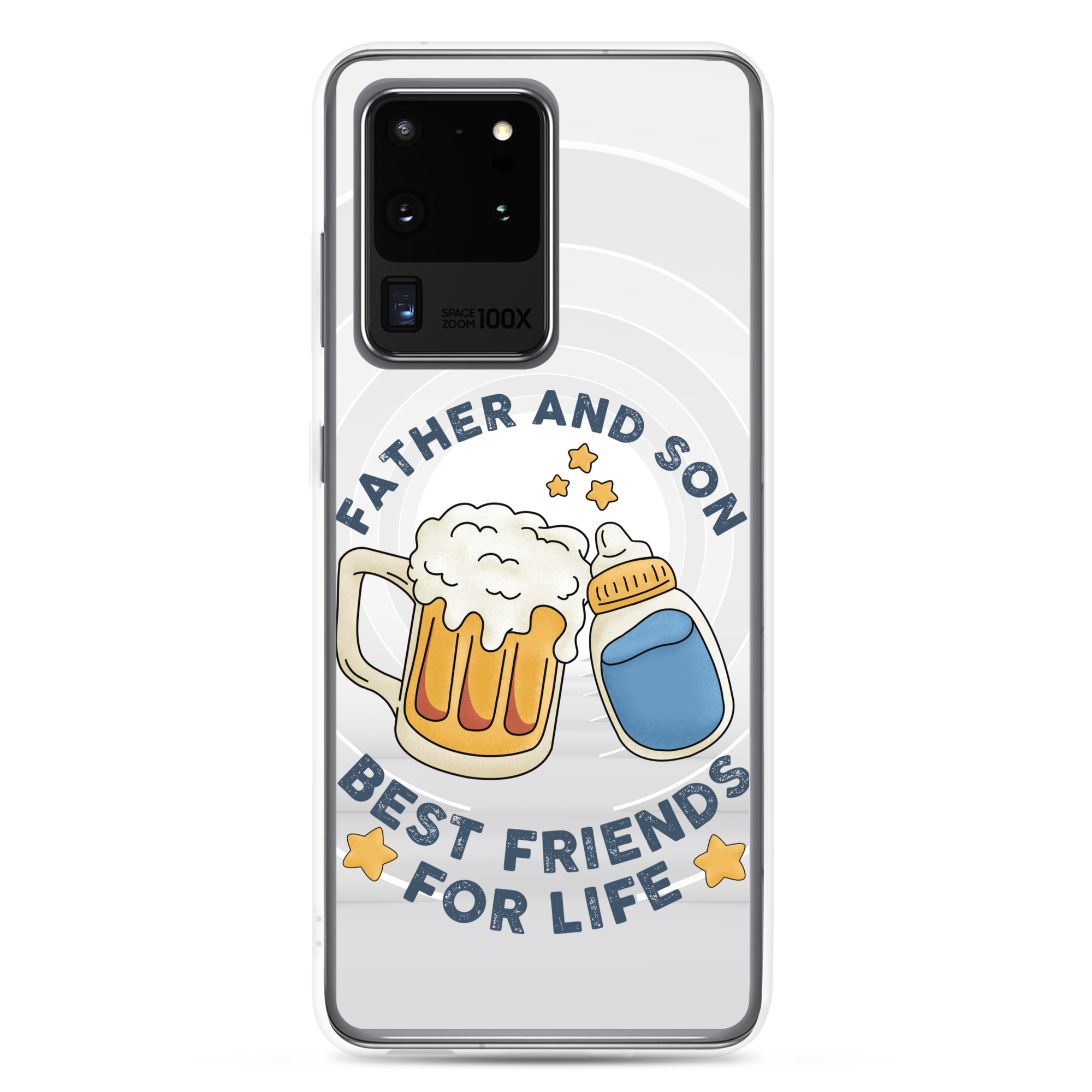 Father And Son Best Friends For Life Clear Case for Samsung®