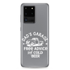 Dad's Garage Free Advice And Cold Beer Clear Case for Samsung®