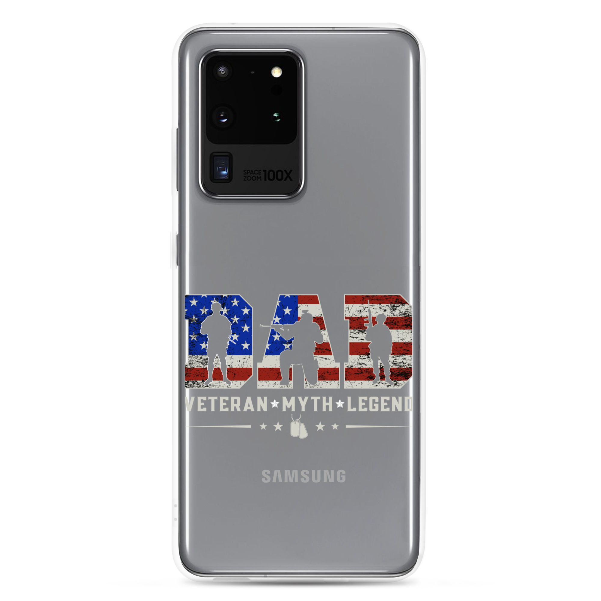 Dad Veteran Myth Legend Clear Case for Samsung®