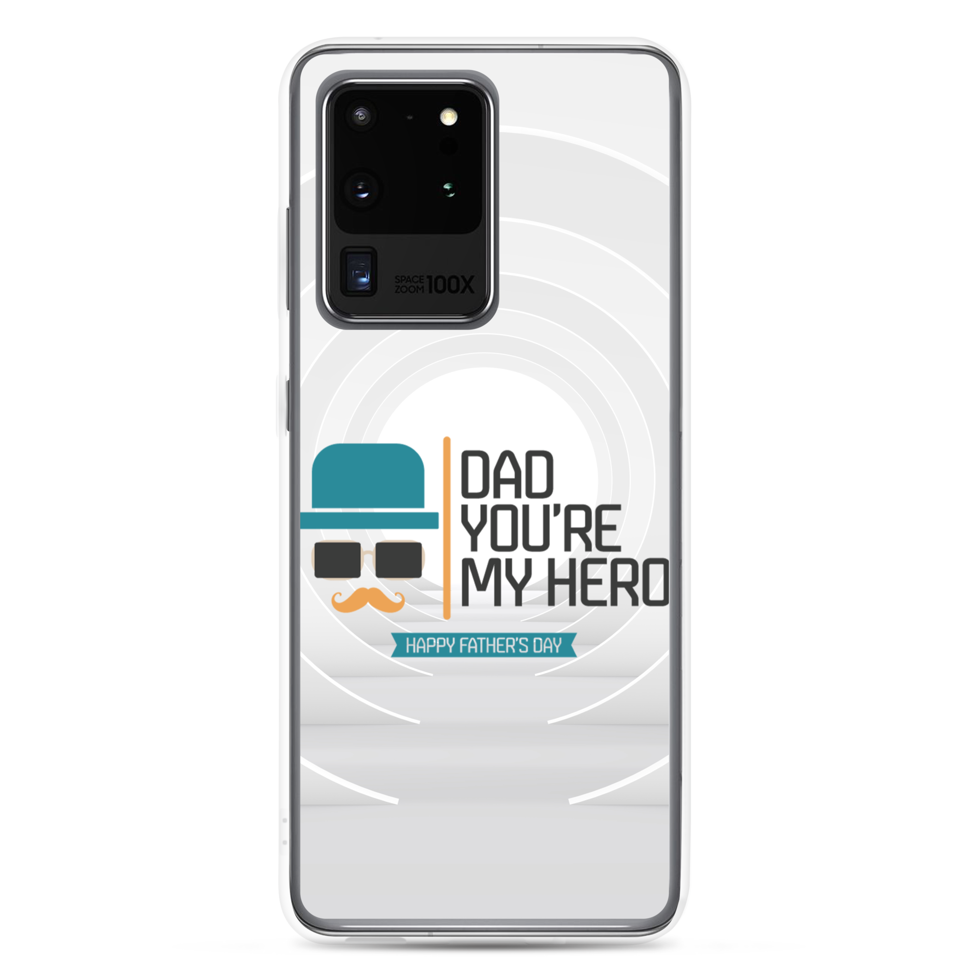 Dad You're My Hero Happy Father's Day Clear Case for Samsung®