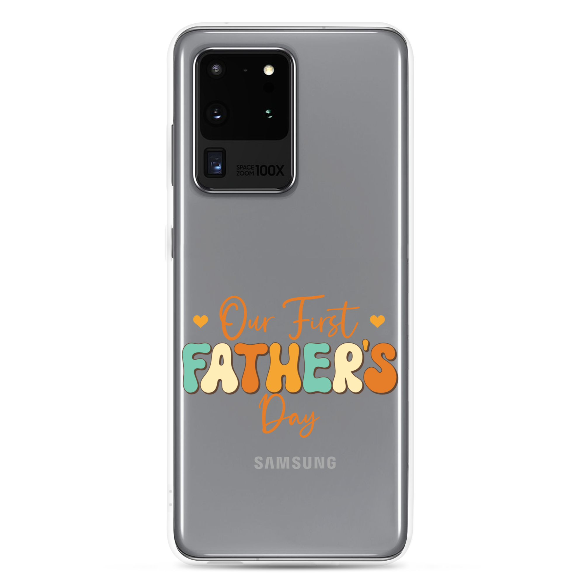 Our First Father's Day Clear Case for Samsung®