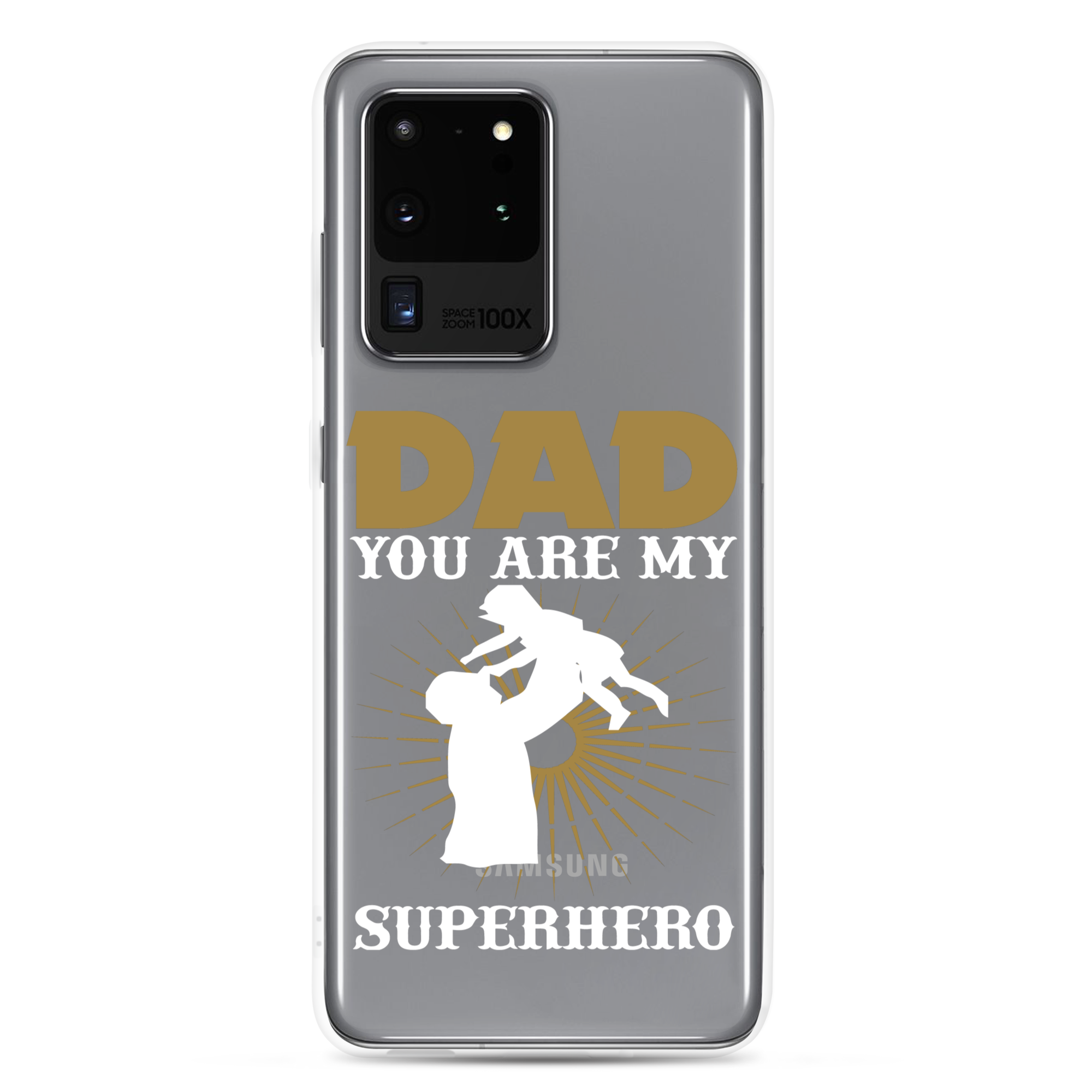 Dad You Are My Superhero Clear Case for Samsung®