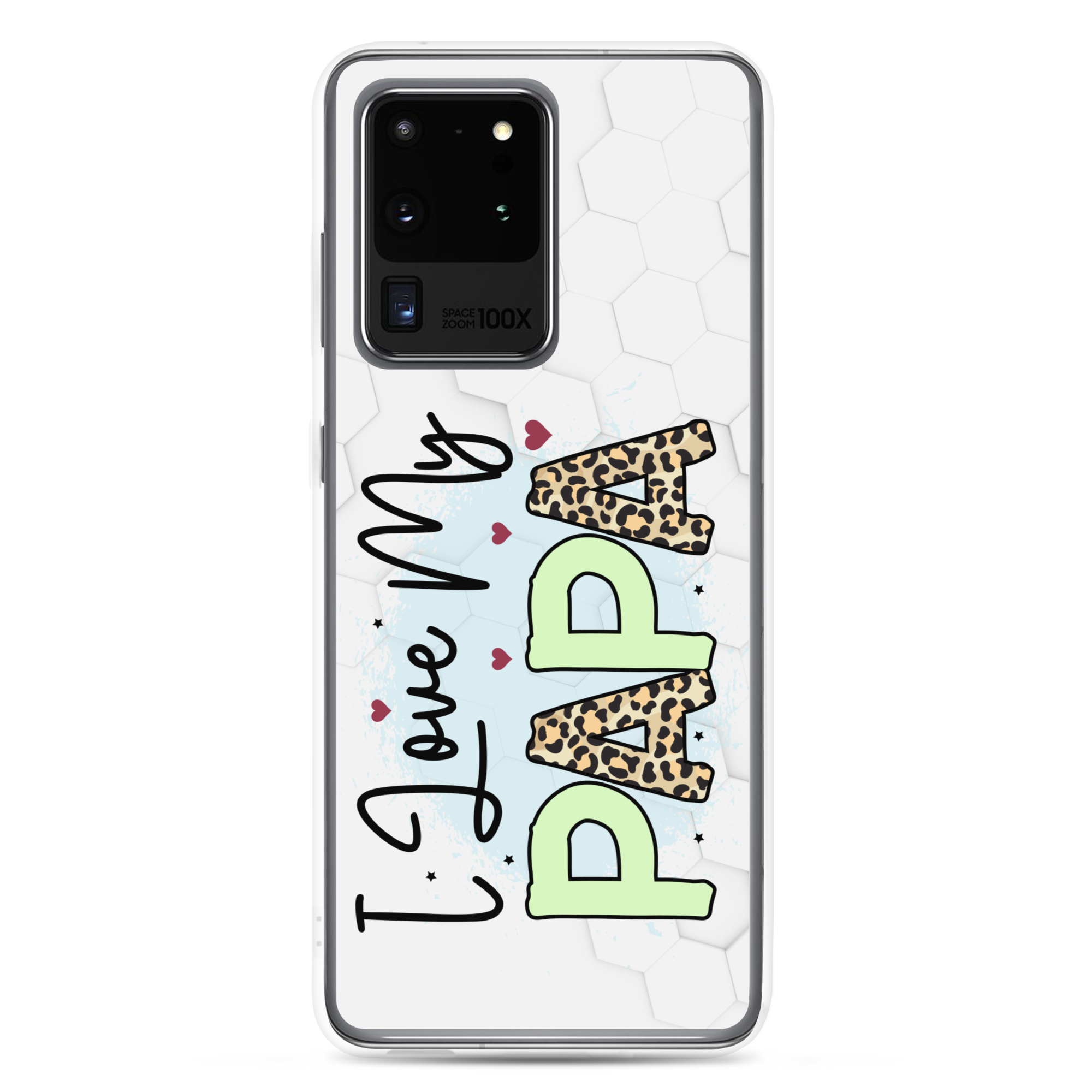 I Love My Papa Clear Case for Samsung®