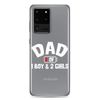 Dad Of 1 Boy And 2 Girls Clear Case for Samsung®