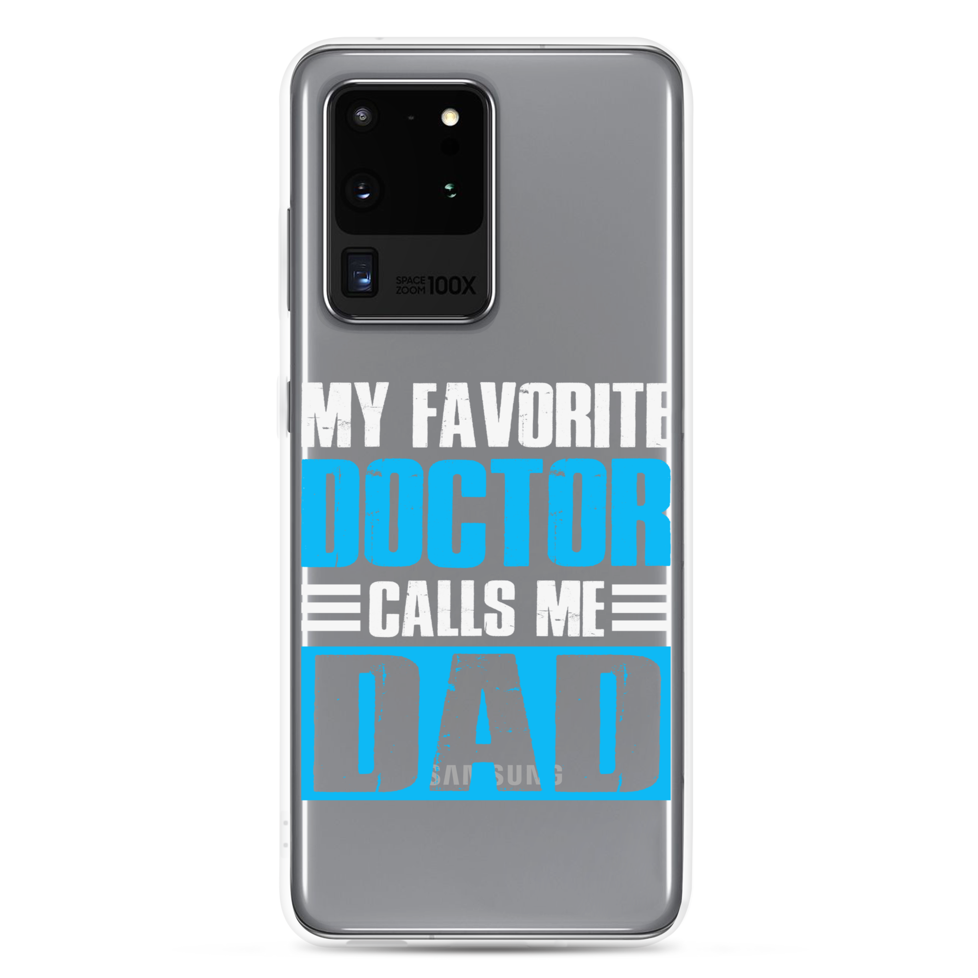 Mer Dad Don't Mess With My Mermaid Clear Case for Samsung®