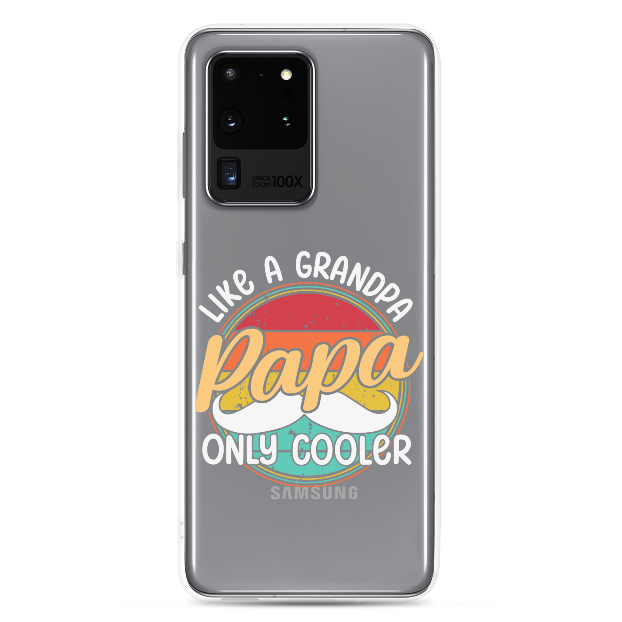 Papa Like A Grandpa Only Cooler Clear Case for Samsung®