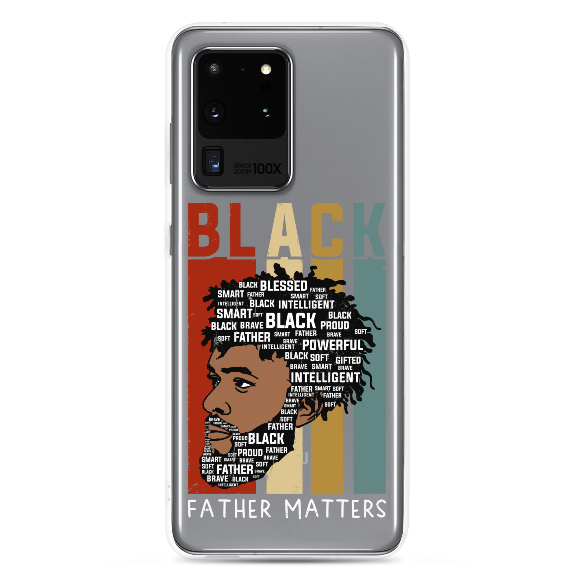 Black Father Matters Clear Case for Samsung®