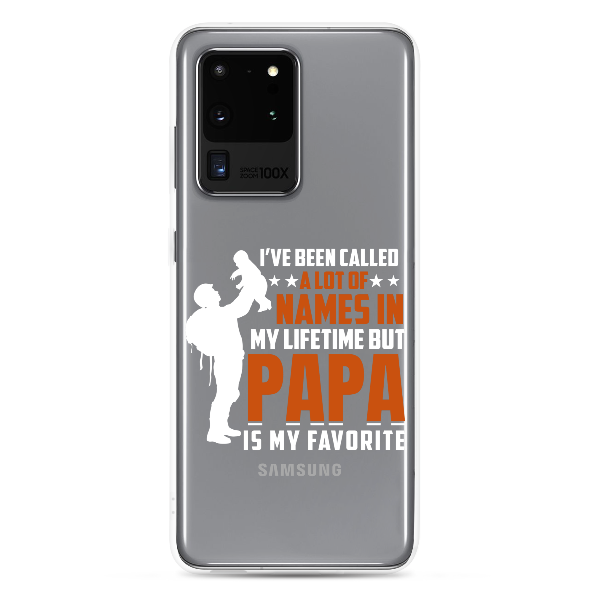 I've Been Called A Lot Of Names In My Lifetime But Papa Is My Favorite Clear Case for Samsung®