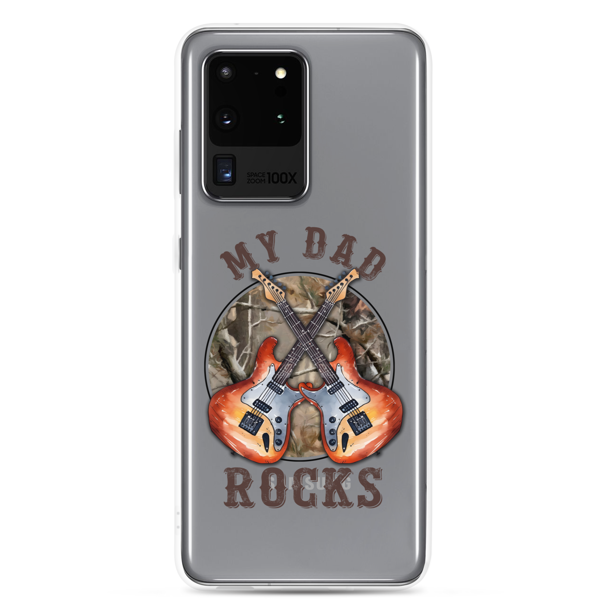 My Dad Rocks Clear Case for Samsung®