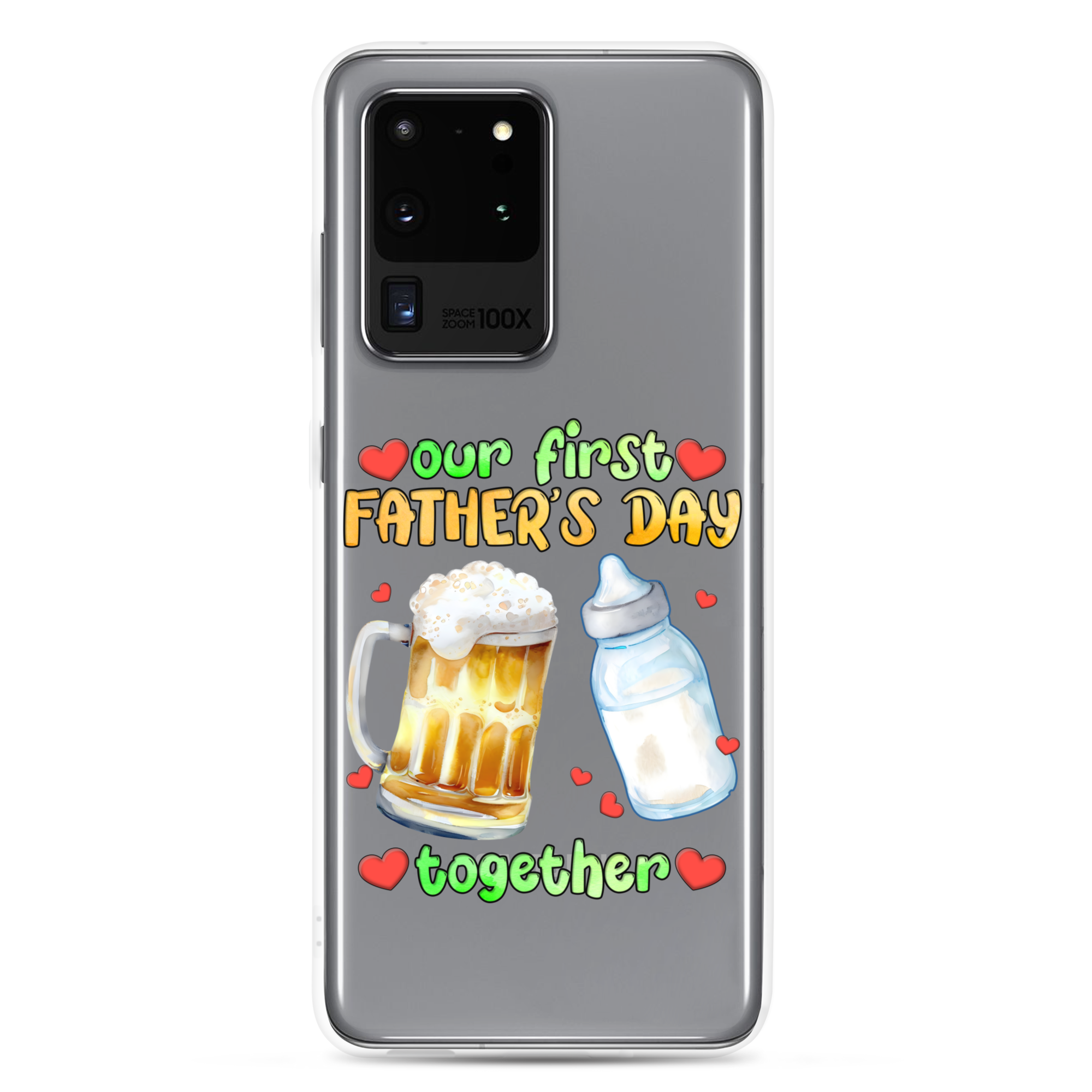 Our First Father's Day Together Clear Case for Samsung®