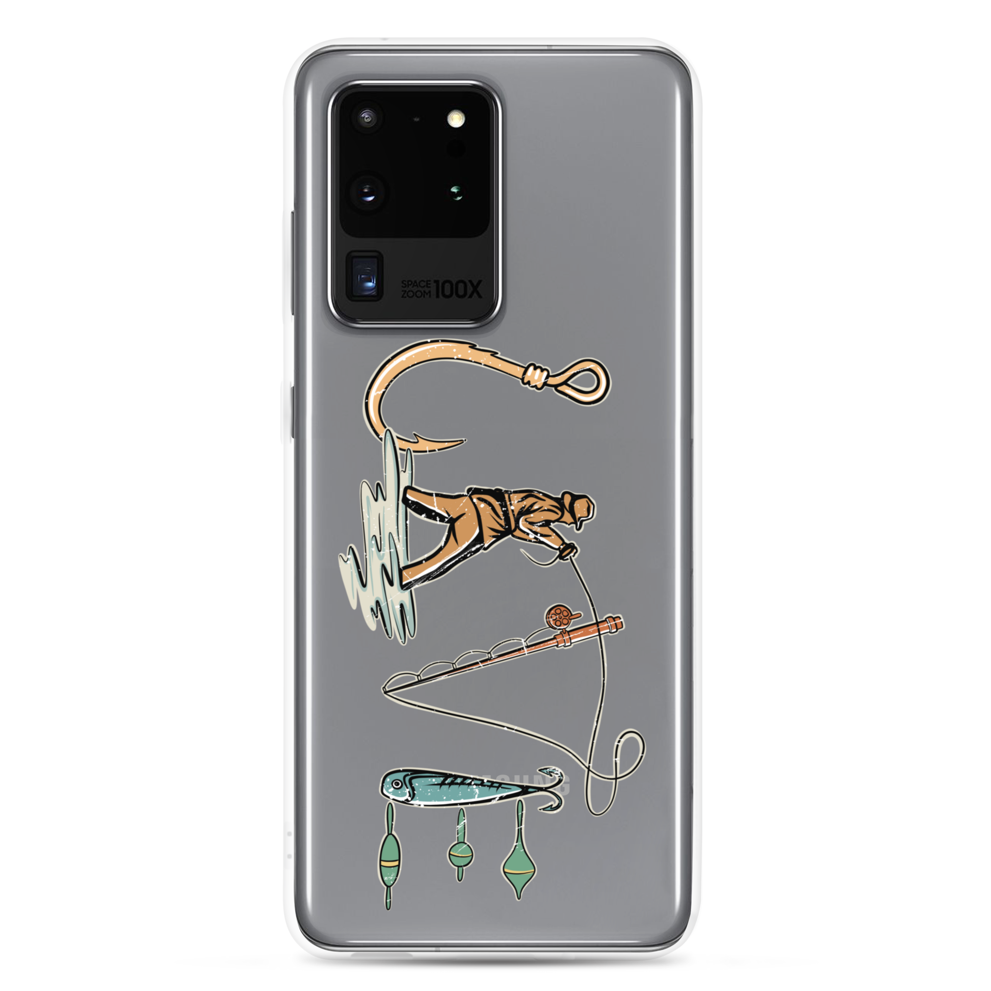 I Love Fishing Clear Case for Samsung®