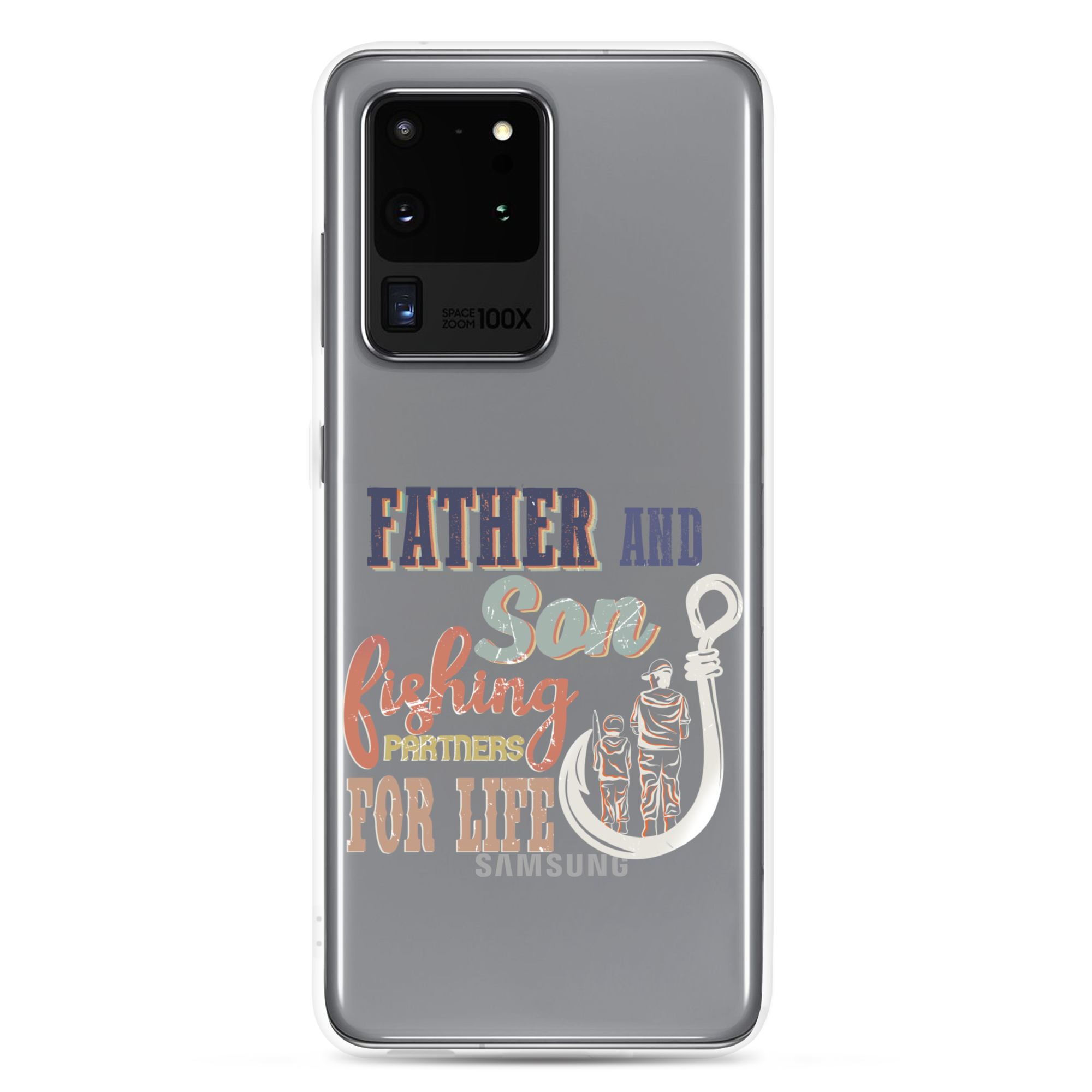 Father And Son Fishing Partners For Life Clear Case for Samsung®