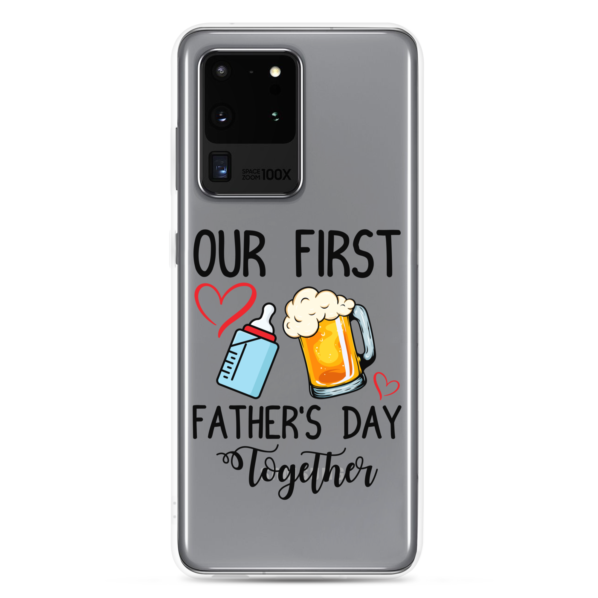 Our First Father's Day Together Clear Case for Samsung®