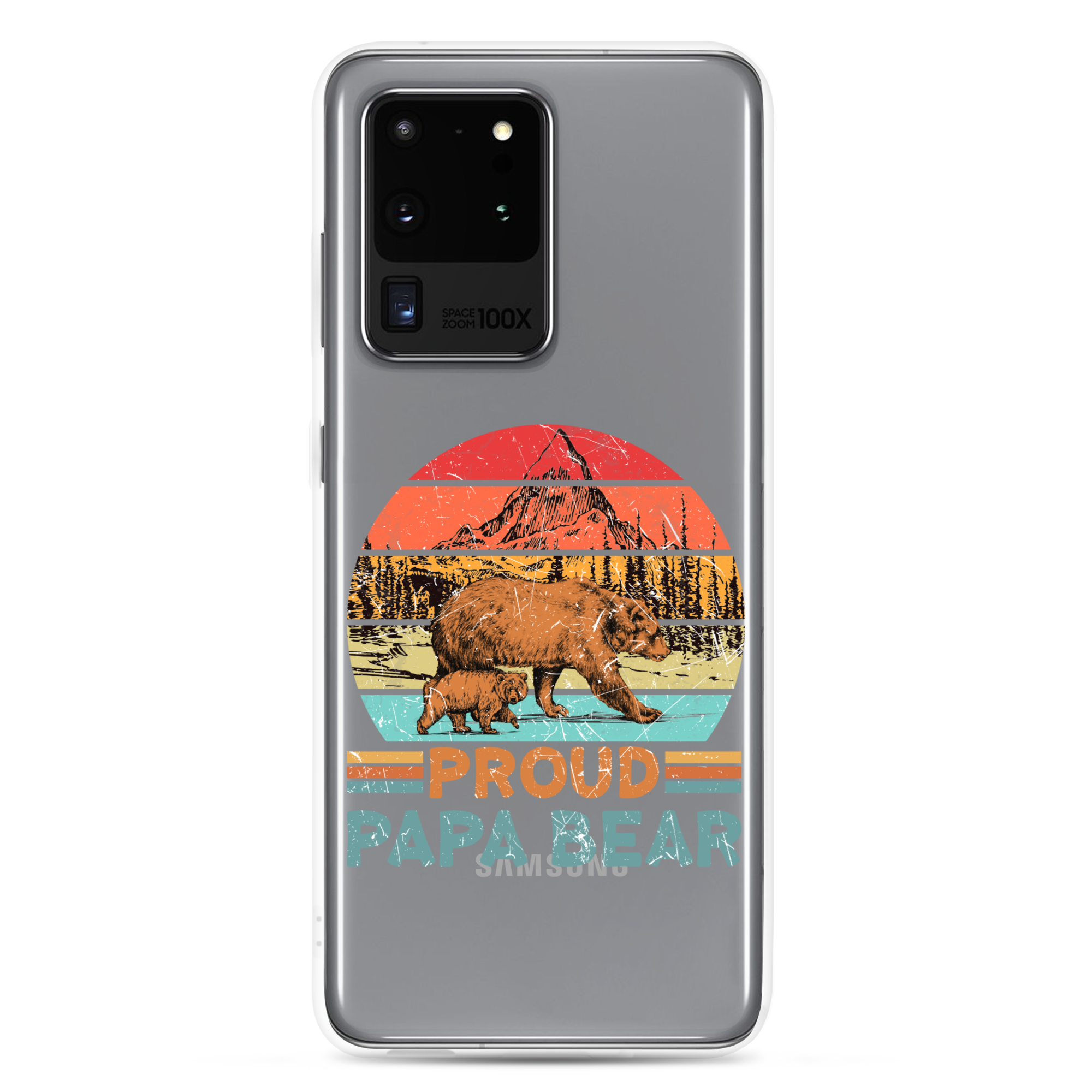 Proud Papa Bear Clear Case for Samsung®