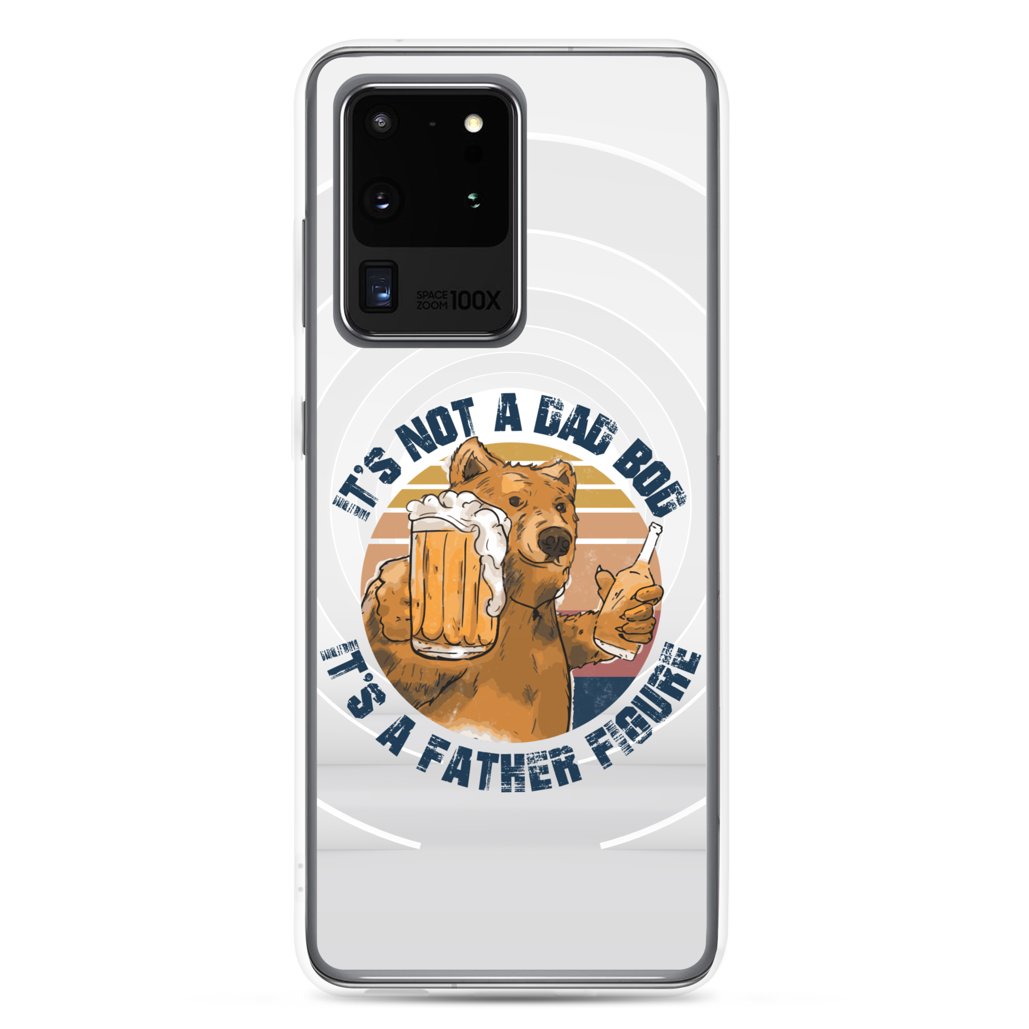 It's Not A Bod Dad It's A Father Figure Clear Case for Samsung®